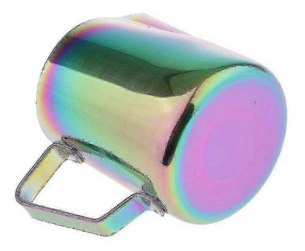 Multicolored Milk Foam Art Craft Pitcher Cup (1pcs)