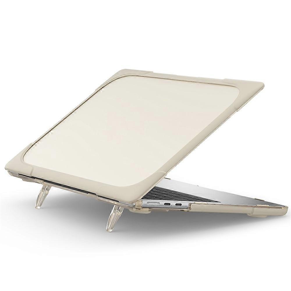 Laptop Case for MacBook Air 13 inch (2025) (2024) (2022) A2681 Protective Case Notebook Computer Anti-Scratch Cover with Stand Khaki
