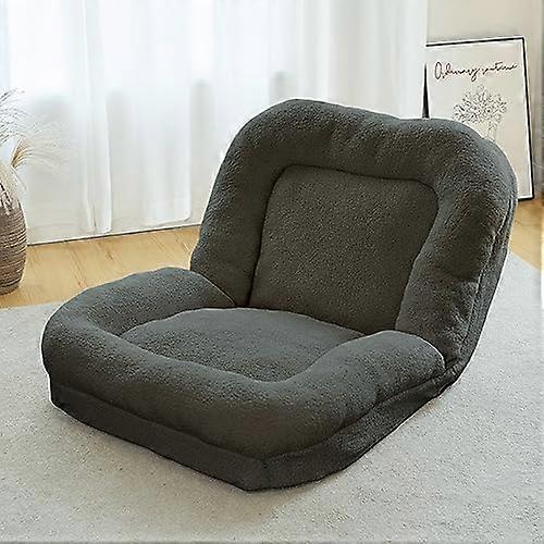 Folding Gaming Chair with Back and Soft Padding Ideal for Teens, Adults Teddy Velvet