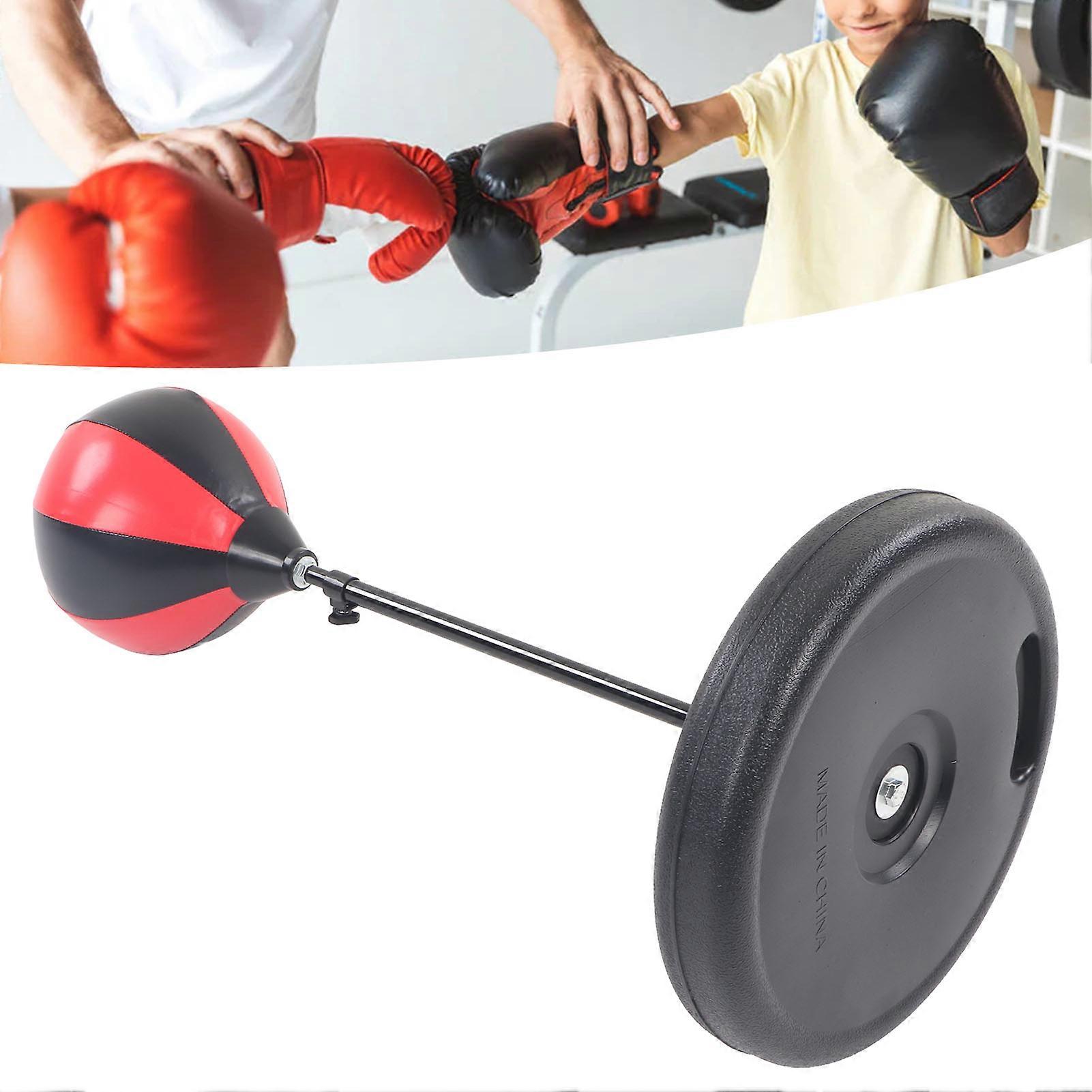 Kids Punching Bag Stable Stand Height Adjust Improve Coordination Boxing Gloves Bag