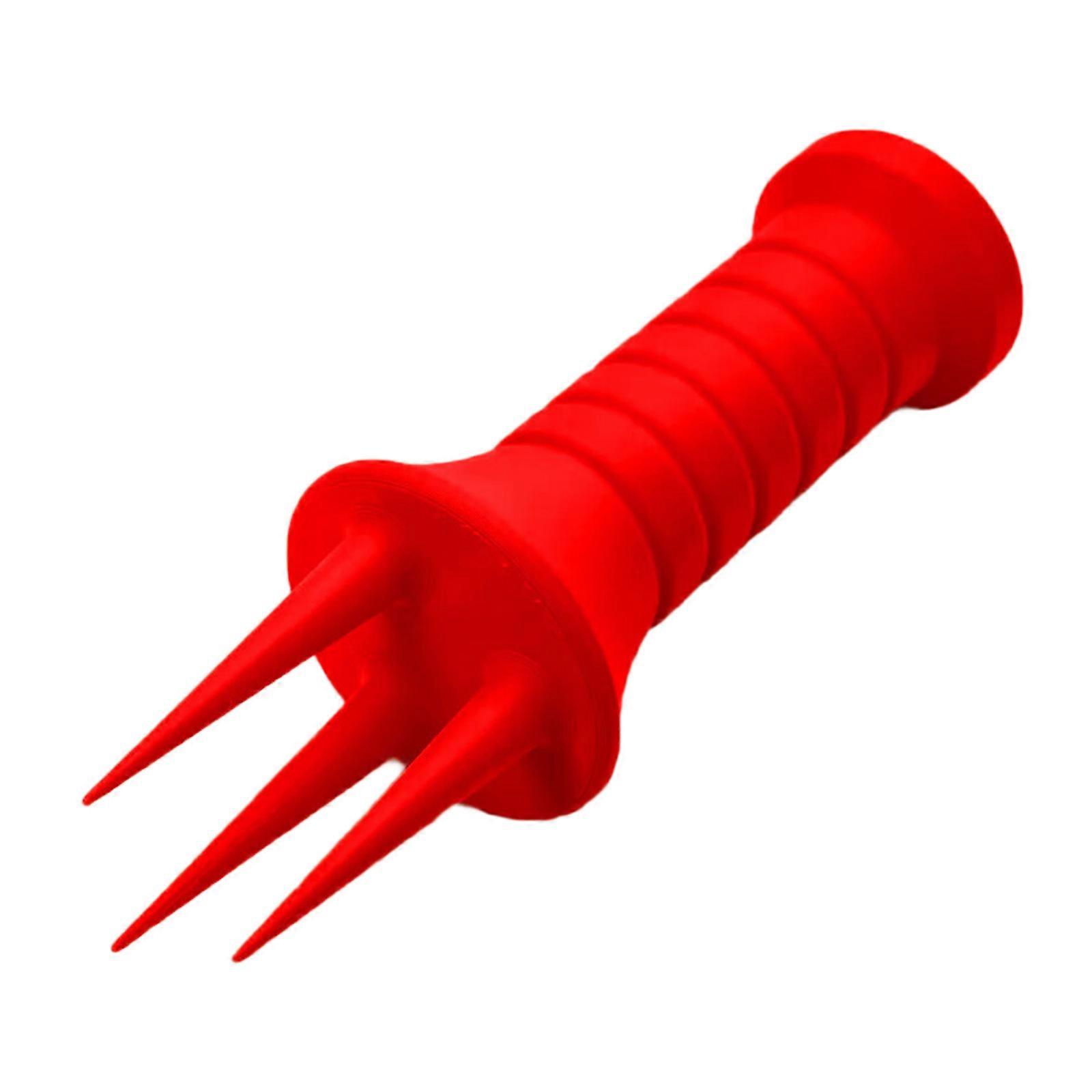 Manual Aerator Cultivator For Digging Weeding Plant Growth Support Garden Soil Soil Tiller Cultivator Improvement Red 3.3cmx3.3cmx10cm