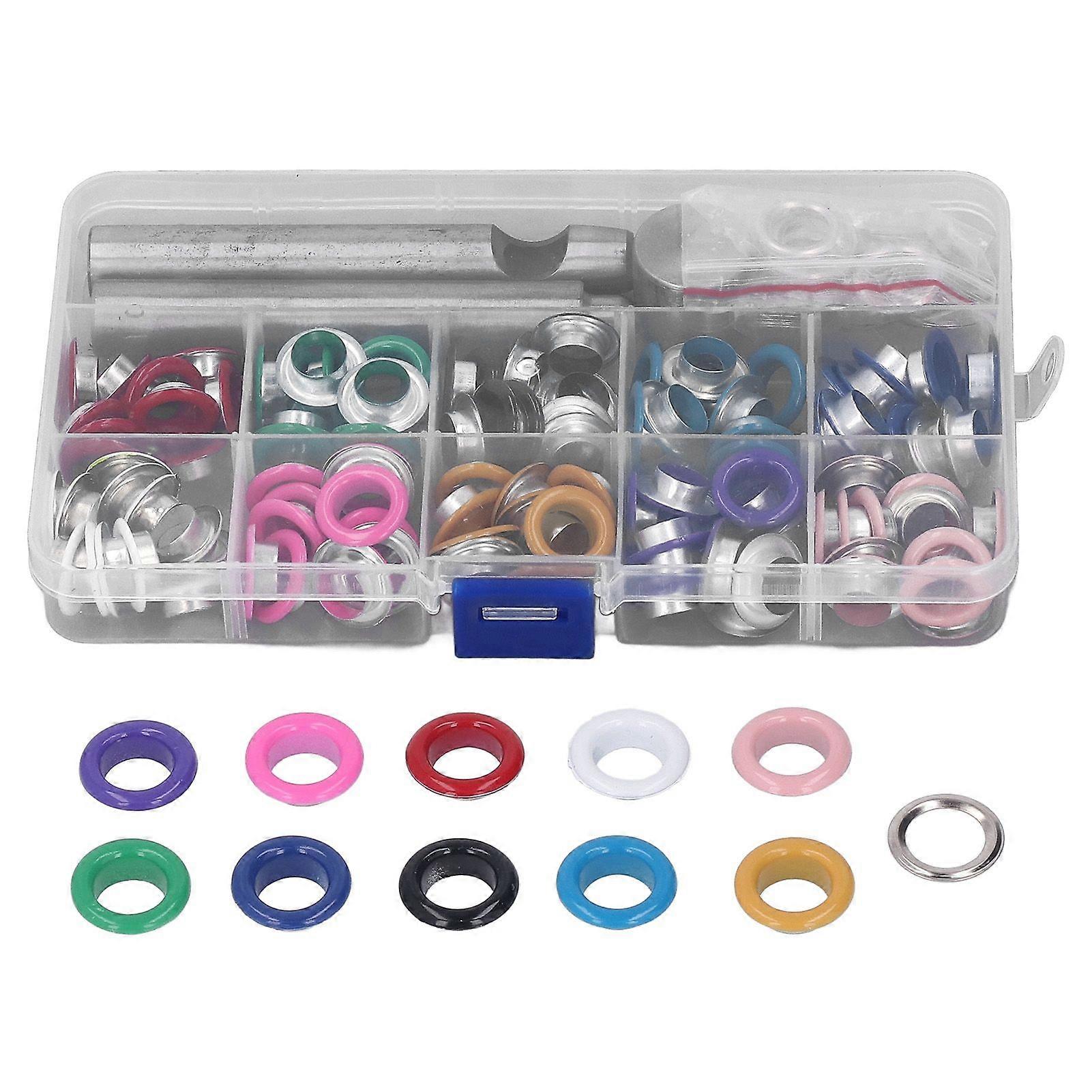 2025 dernier modèle Oeillets Kit 10mm Coloré Durable Métal Large Application