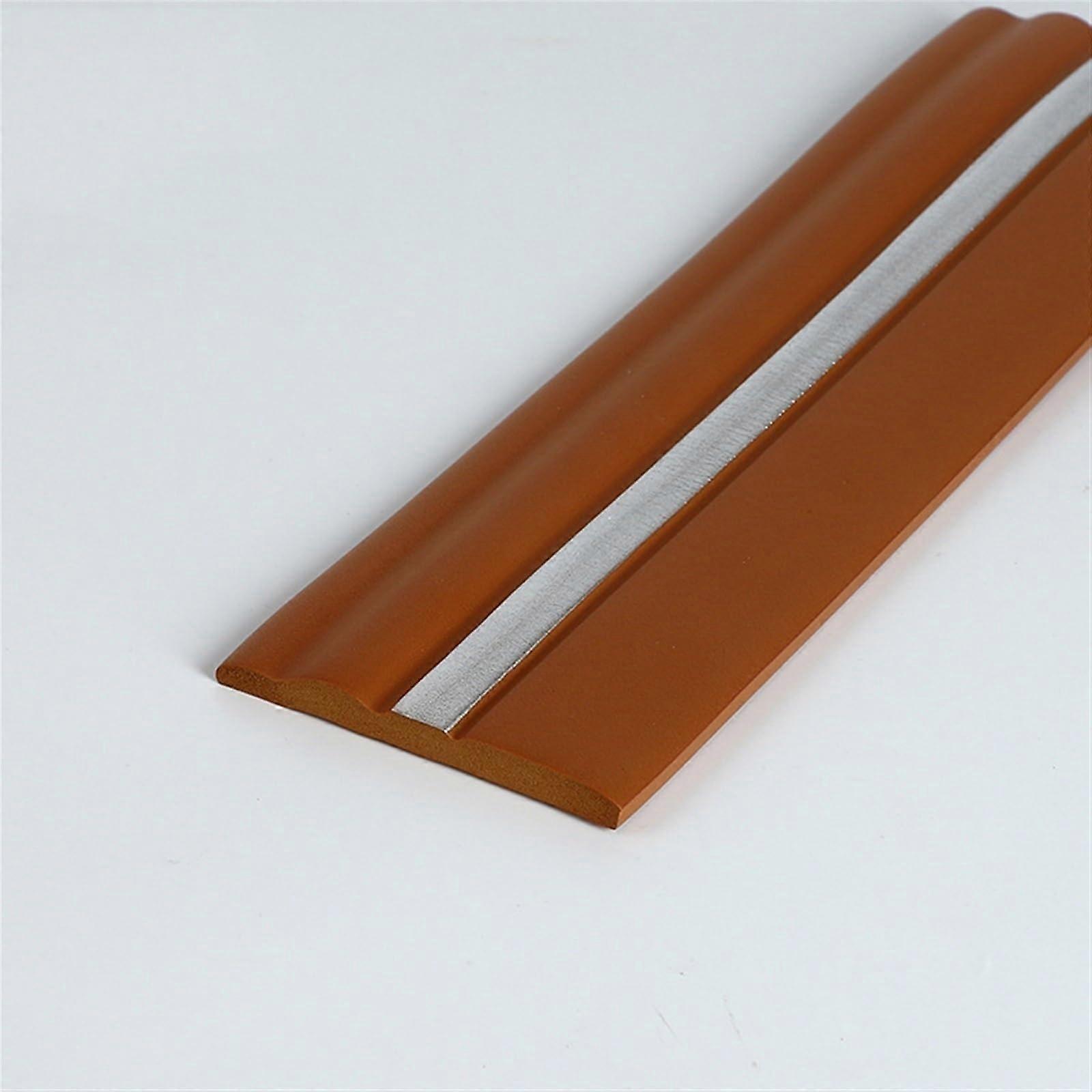 Flexible PVC skirting board, selfadhesive, 5/10 m length, 98 mm/125 mm width