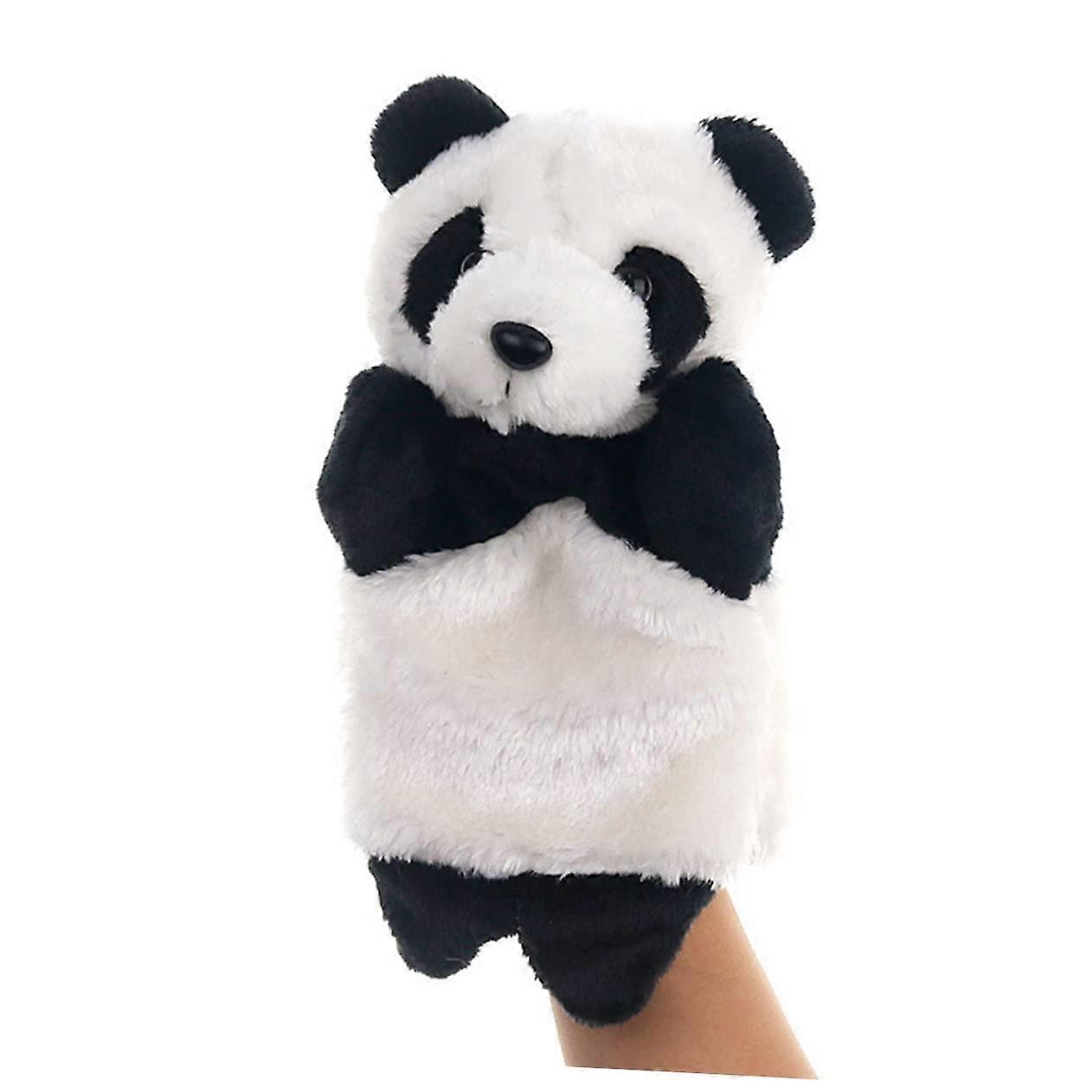 1 piece Panda Plush Hand Puppet for Storytelling and RolePlaying Interactive ParentChild Boy Girl Party