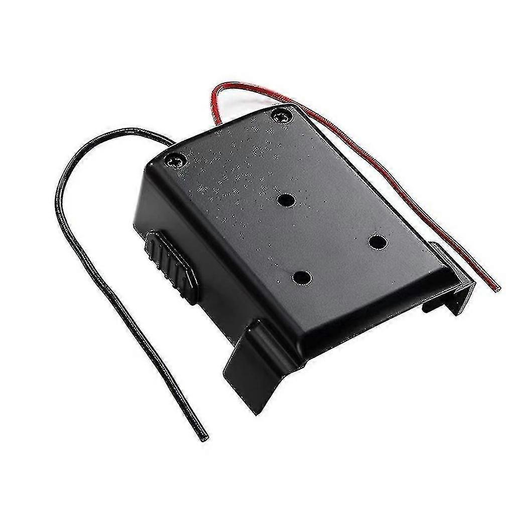 Battery Adapter For Milwaukee M18 Battery Xc 18v To Power Diy 2 Wire Output--Black