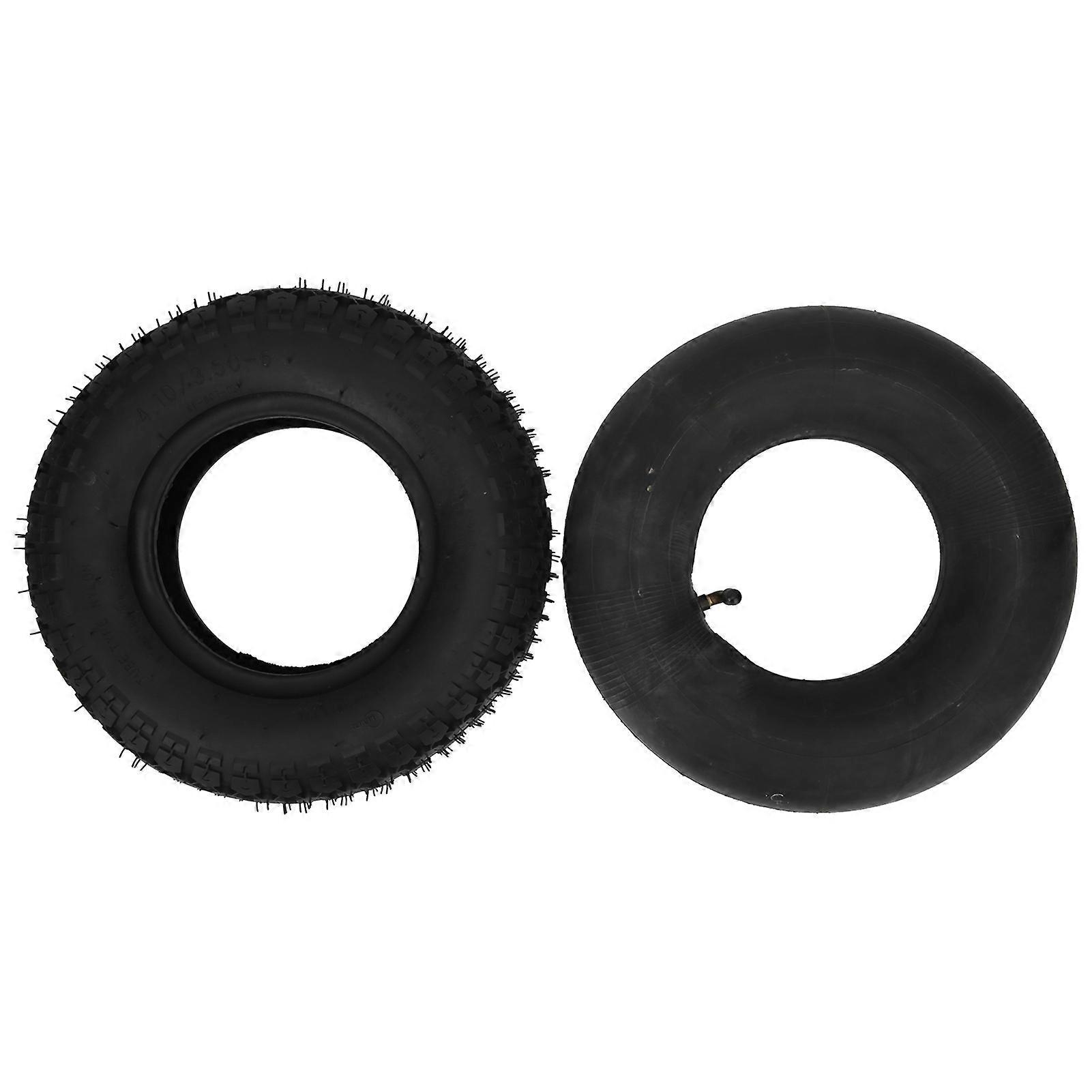 4.10/3.50‑6 Elderly Mobility Scooter Wheel Tire Inner Tube Lawn Mower Accessory Tool