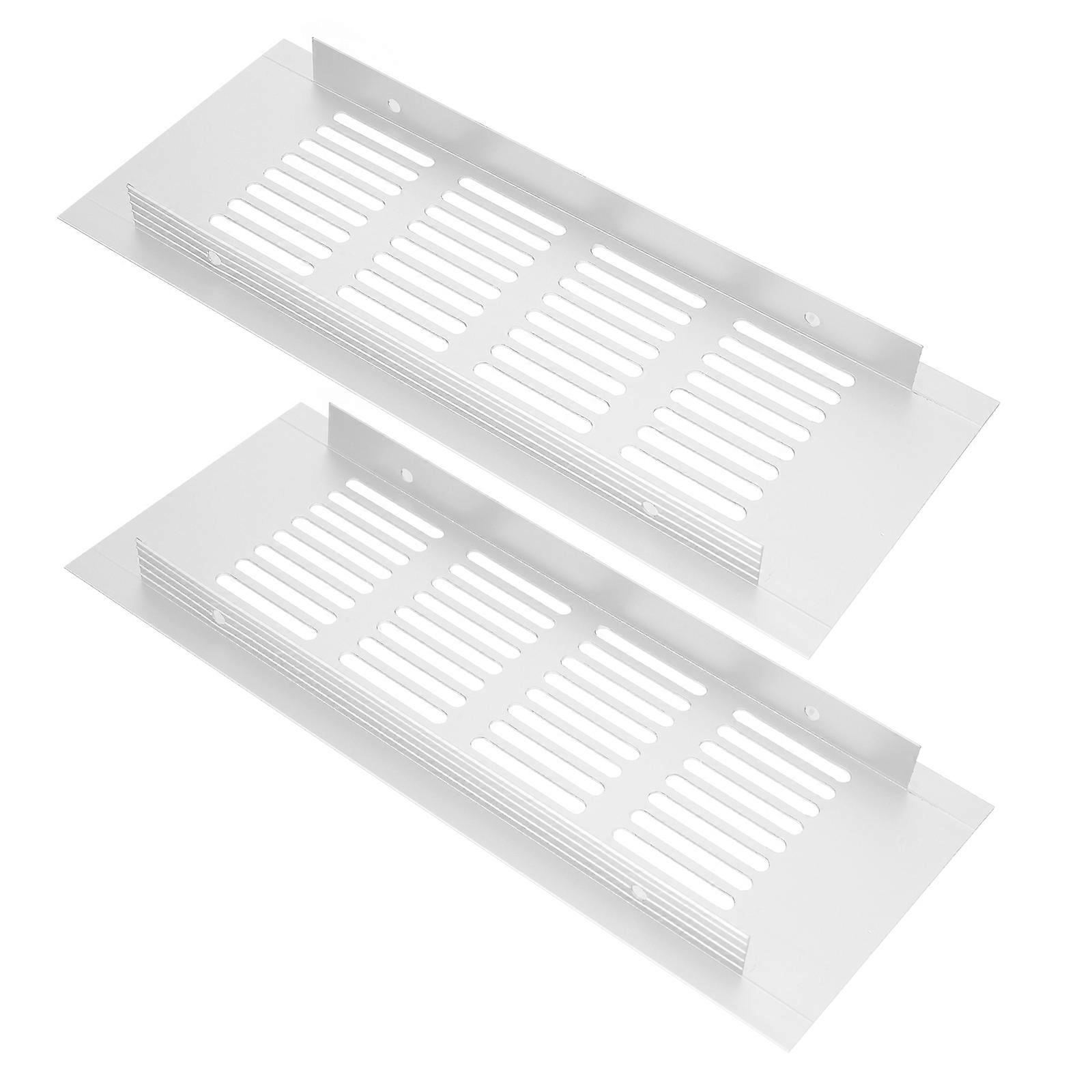 Aluminium Alloy Oblong Ventilation Grilles for Cabinets & Furniture – Corrosion Resistant, Smooth Surface, Breathable Mesh for Closet Airflow