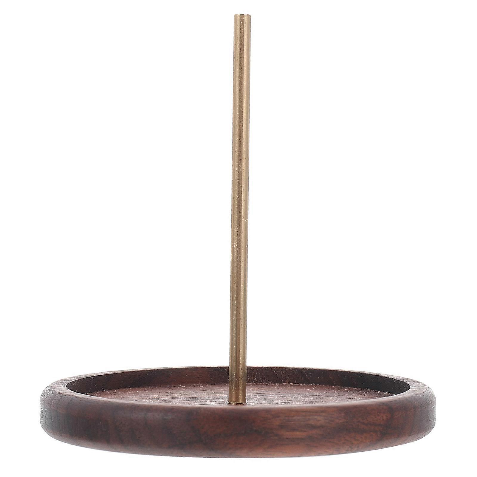 Solid Wood Thread Holder Rack for Sewing and Knitting – Easy Installation, Household Use, Natural Decoration, Improved Efficiency