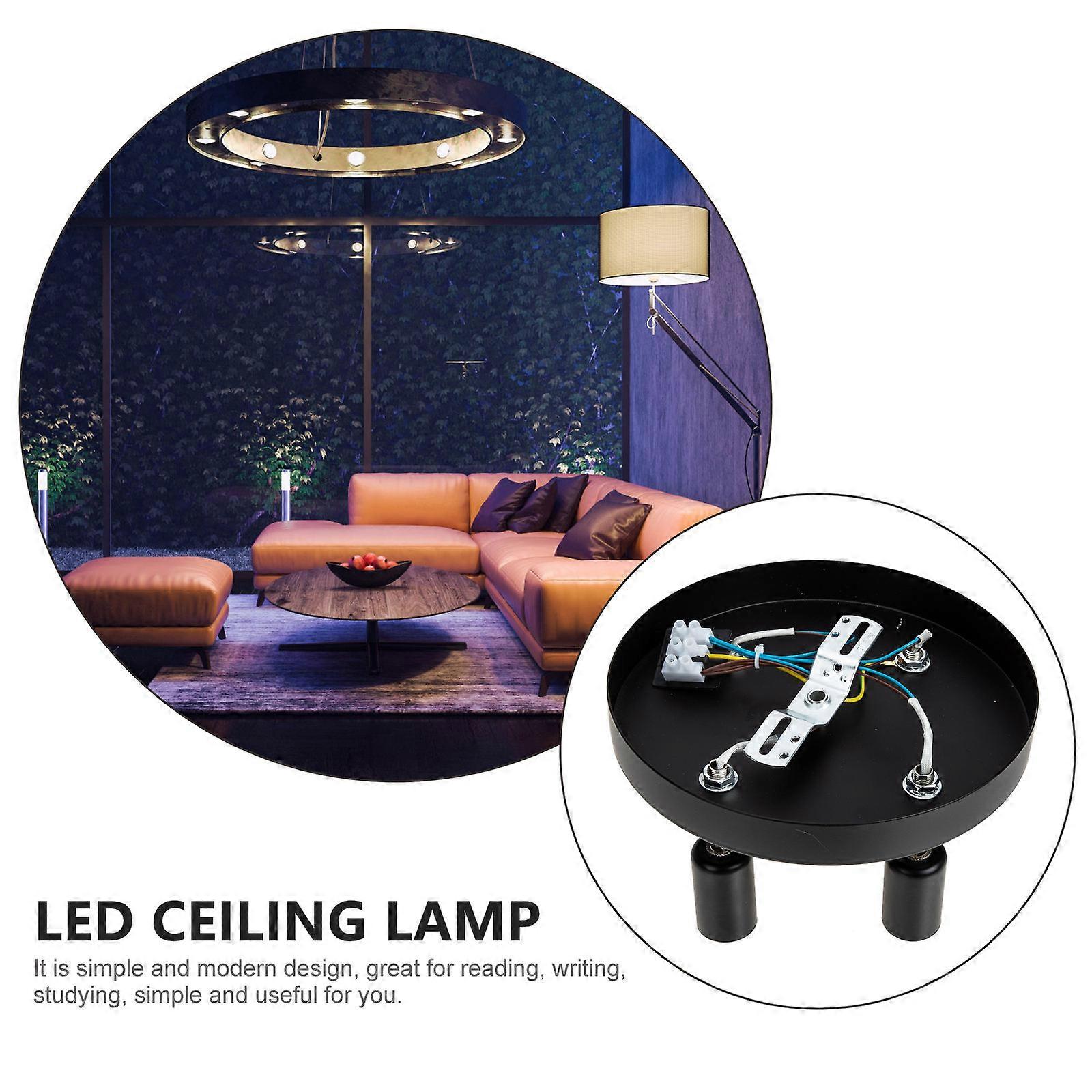 Modern Light Fixture Four-Head Ceiling Light Aluminum Alloy Office 7.9×7.9×4.5in Lighting 1Pack