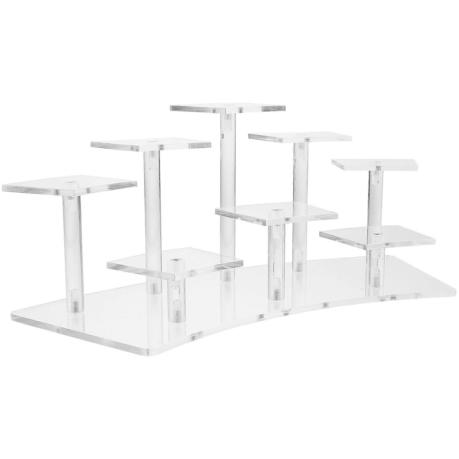 Transparent Acrylic Display Rack for Display with Multi-Layer Design