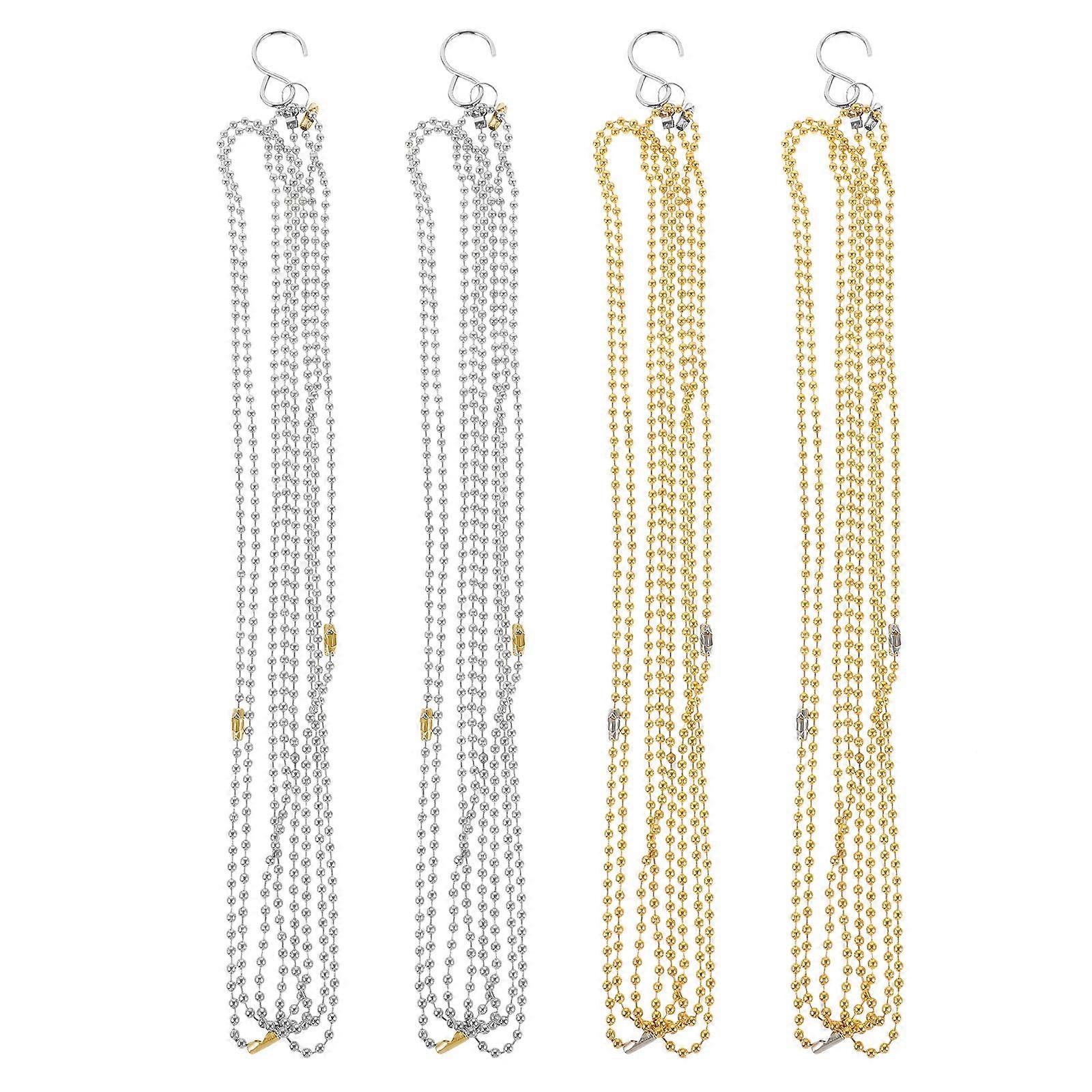 4Pcs Volleyball Nets Chain Measure Equipment For Volleyball Net Volleyball Measurement Chain Tool