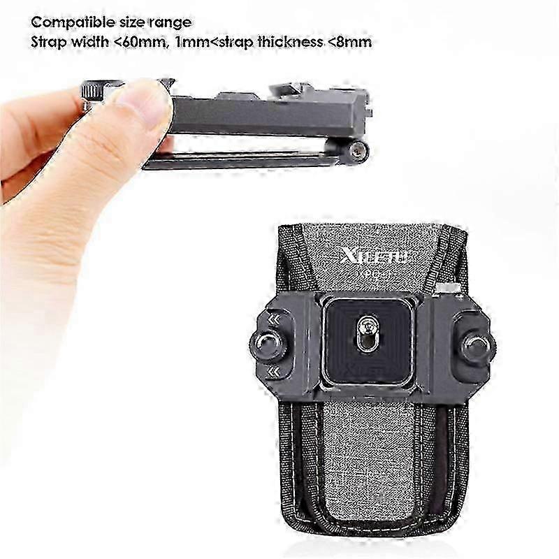 Camera Backpack Belt Clip Aluminum Quick Release with Safety Lock Belt Clip Photography Accessories js
