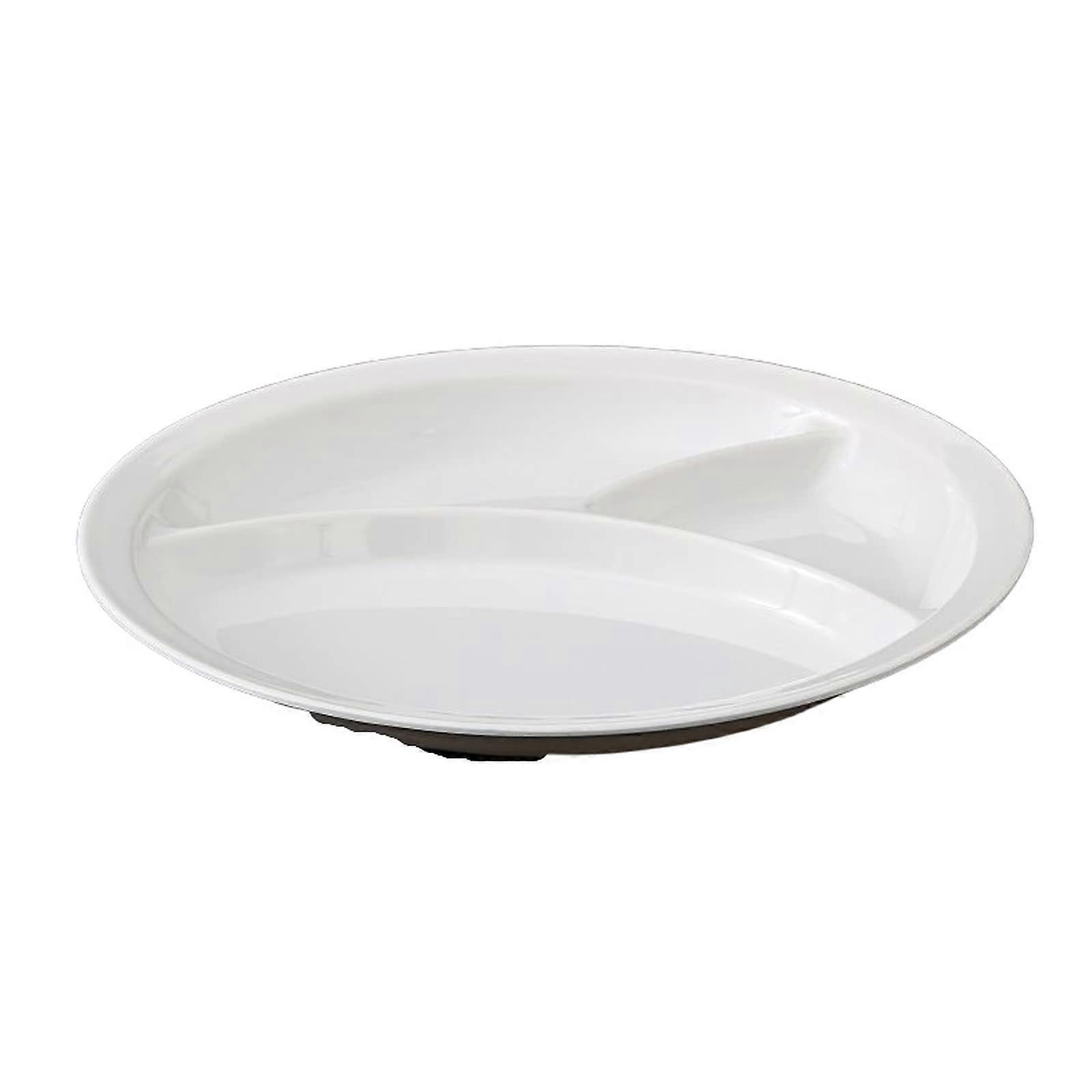 6Piece Fondue Plate Set in White with 12 Fondue Forks