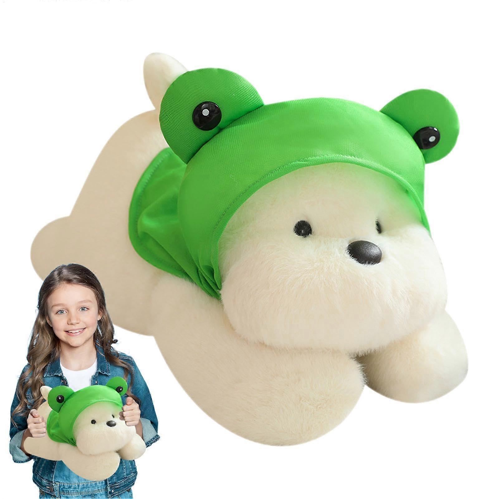 Stuffed Dog Puppet Plush, 12 Inch West Highland Puppy, Plush Toy, Cuddle Pillow For All Ages, Home Decor