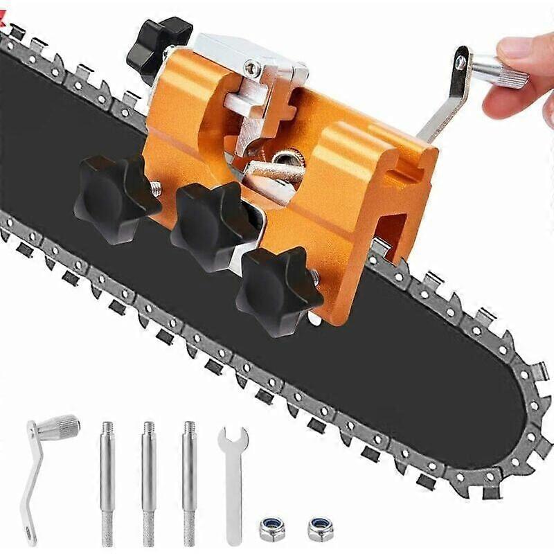 Chainsaw Sharpener Fast Sharpening Portable Chainsaw Sharpening Tool Set Suitable for all types of chainsaws and power saws