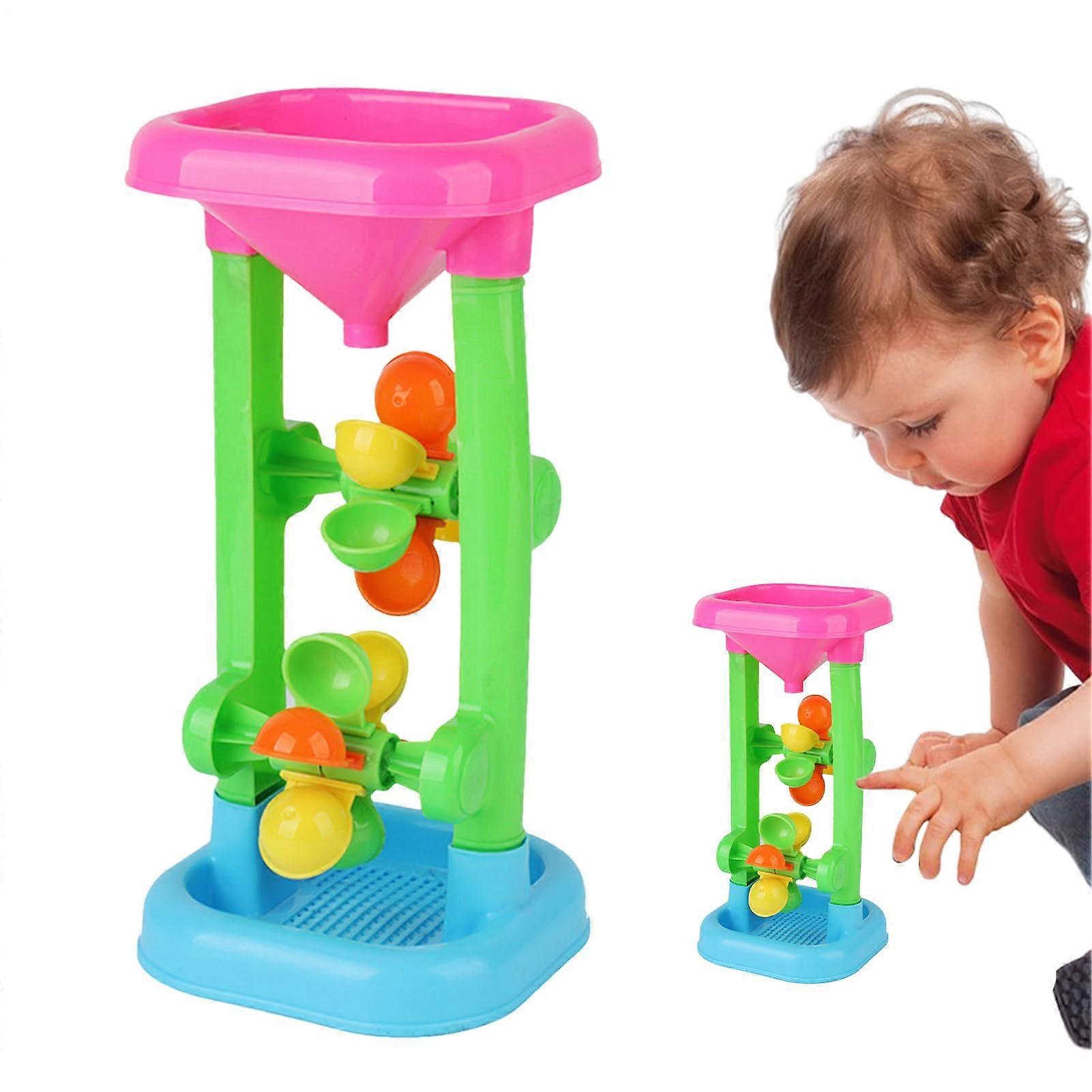 Sand funnel beach toy Hourglass accessories sandbox pool swimming games rotating wheel