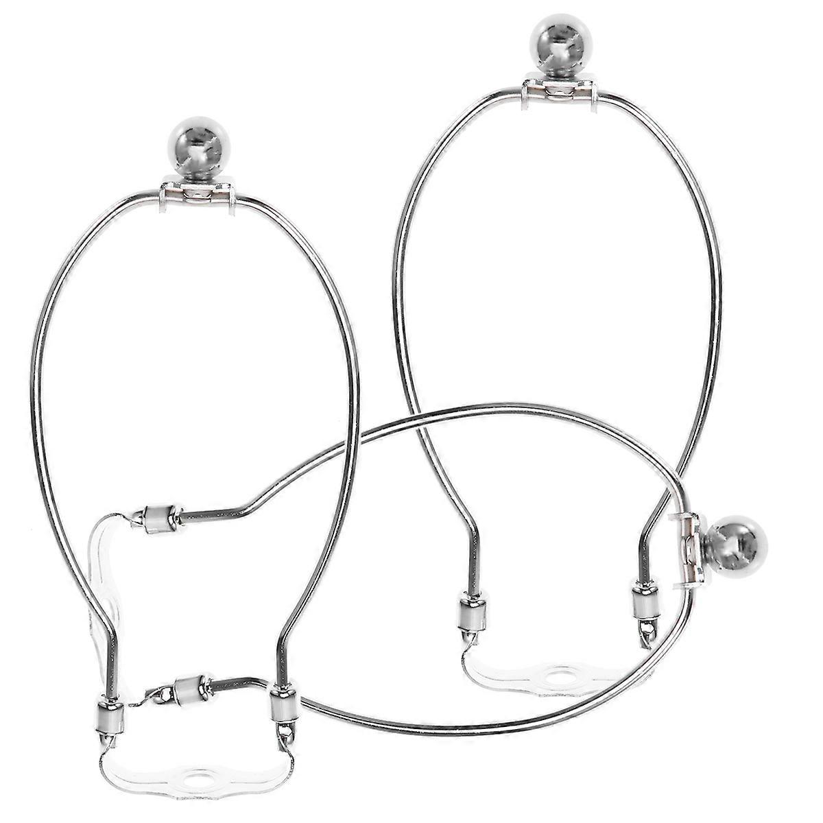 Silver Lamp Harp Holder for Floor Lamp Use Made of Iron and Chromeplated 8 Inch