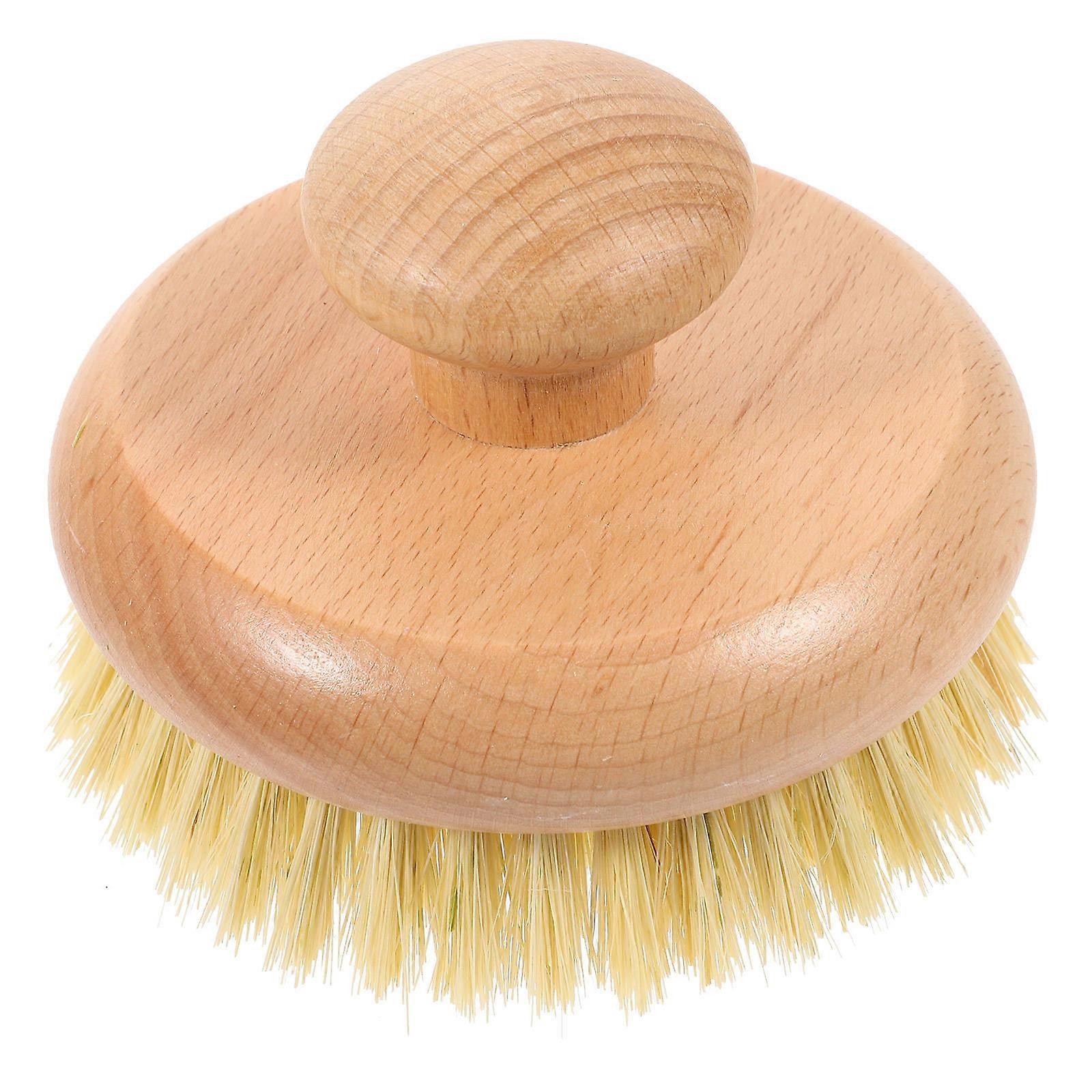 Durable Bath Brush with Sturdy Handle for Home Use Made of Synthetic Material Assorted Color