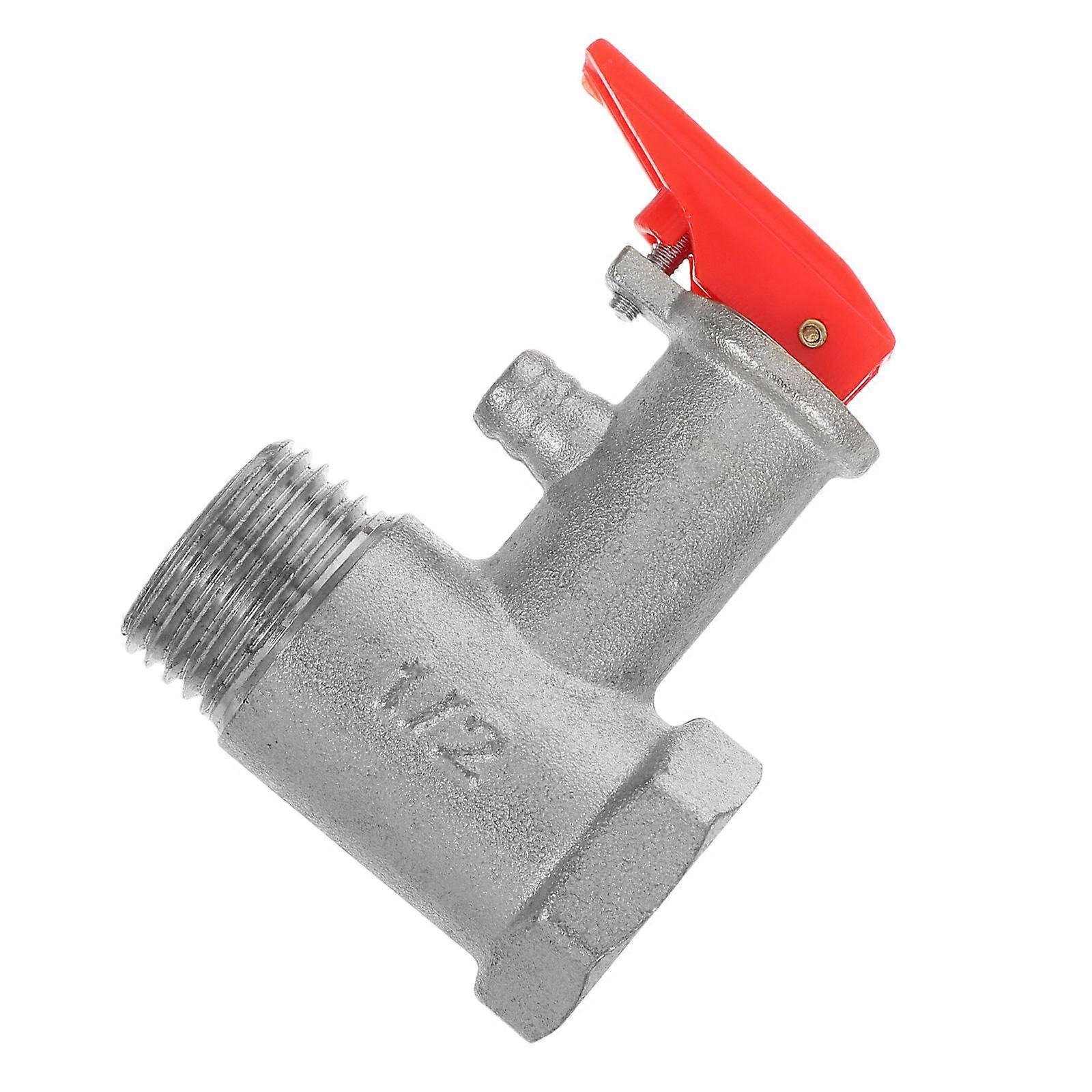 Safety Relief Valve For Water Heater Temperature And Pressure Control Brass Material 1Pack
