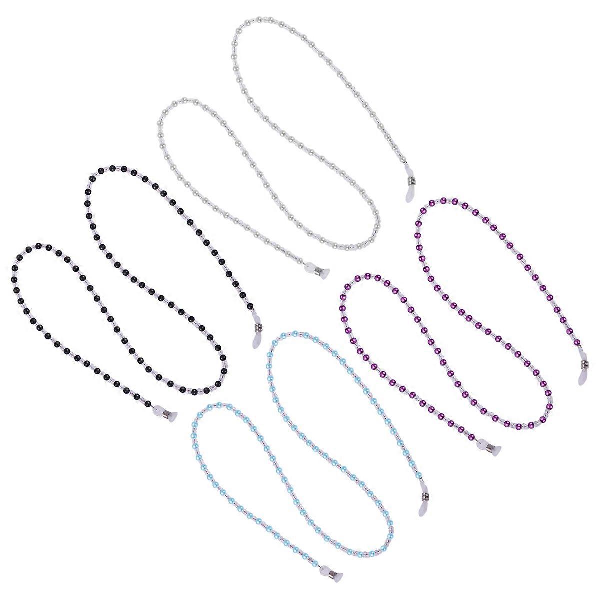 女性のための眼鏡チェーンは、ランニングハイキングサイクリングスポーツ活動4個でメガネを保護します