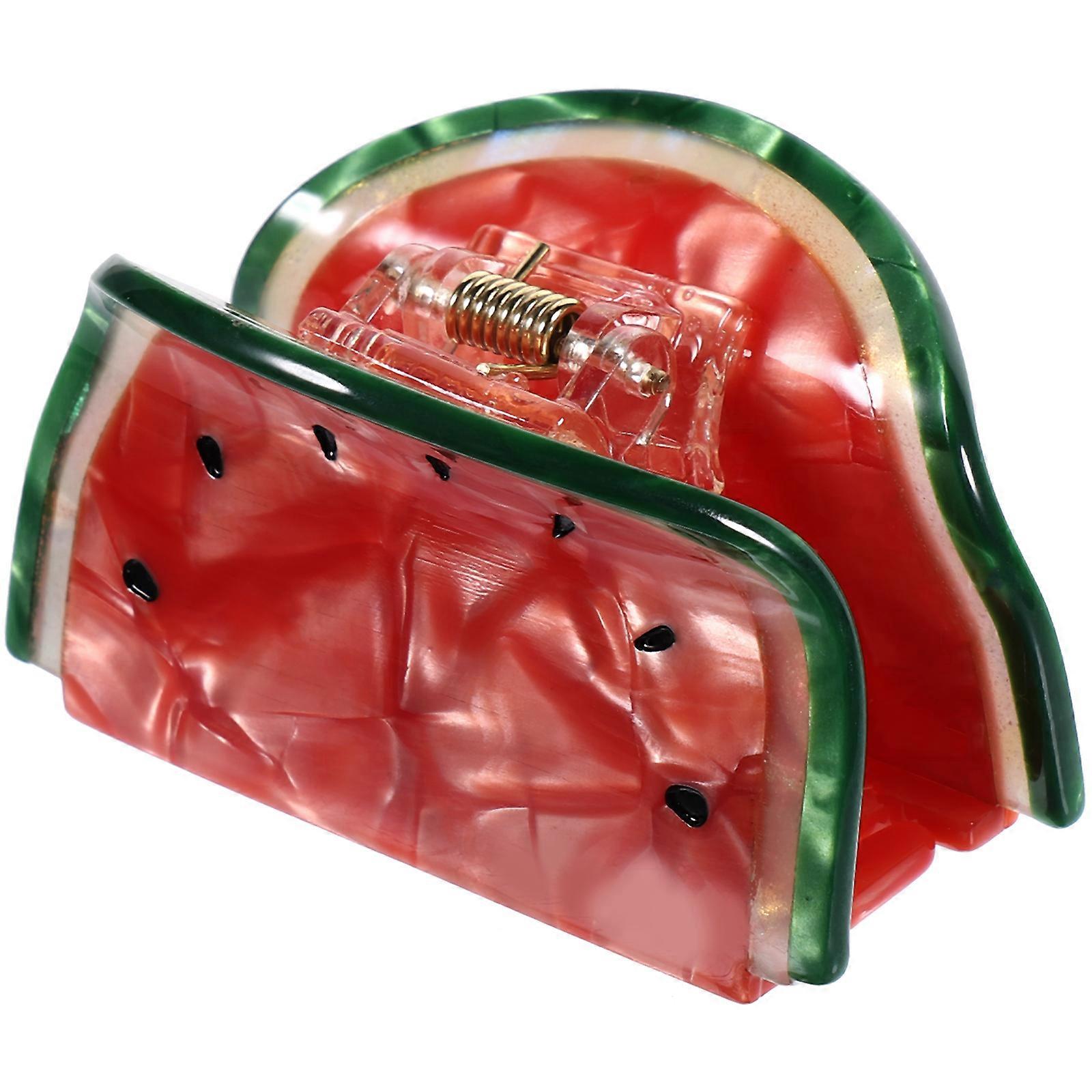 مشبك مخلب الفاكهة مشبك الشعر الزخرفية صغير الحجم سهل الاستخدام للمناسبات الخارجية للحفلات ورقة حمض الخليك 1 مجموعة