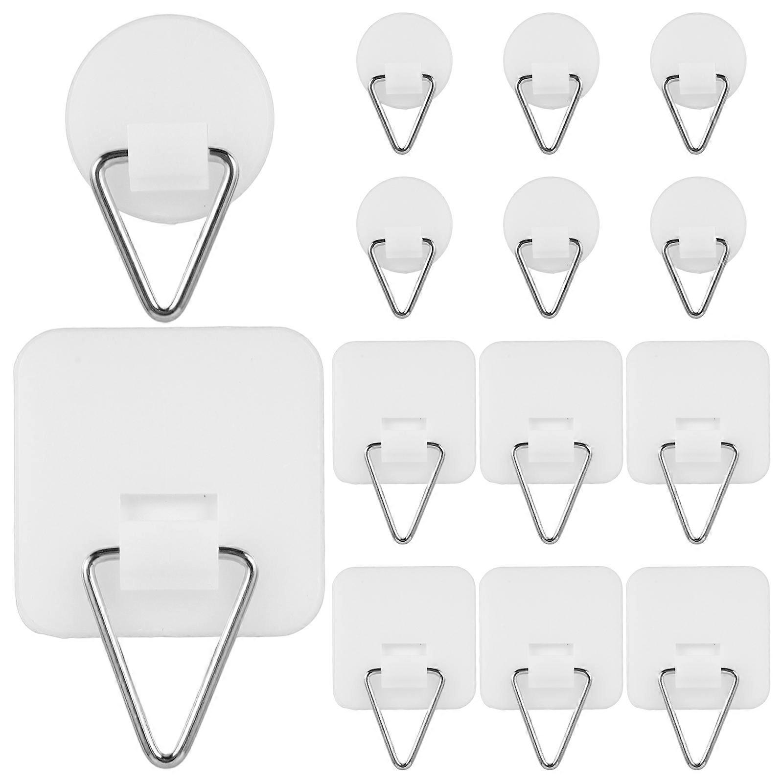 20pcs Adhesive Wall Hooks for Photo Frames, Plates & Art – Strong Hold, Easy Installation, Versatile Hanging Solution