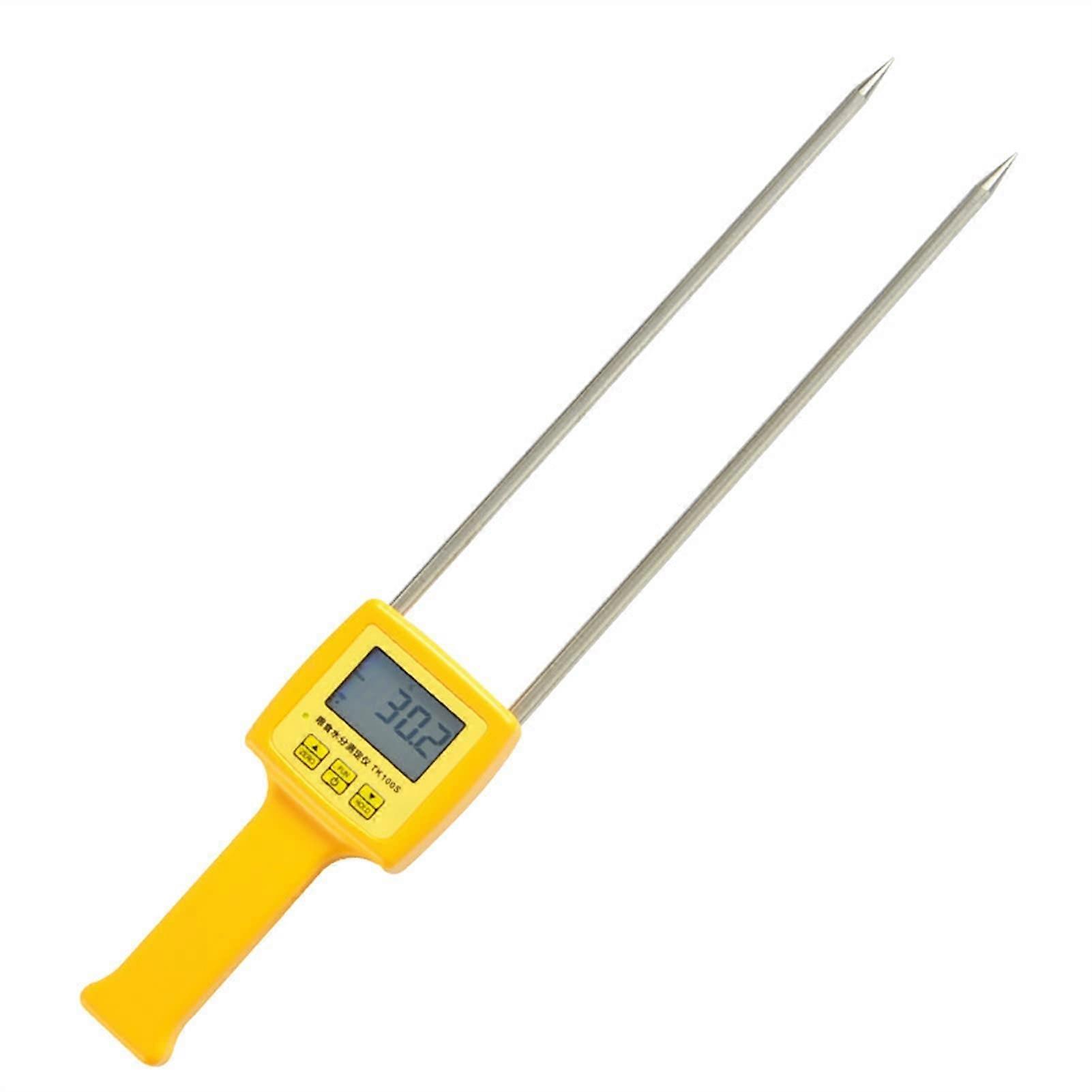 Moisture meter, digital grain moisture meter for hay, sorghum, wheat, rice