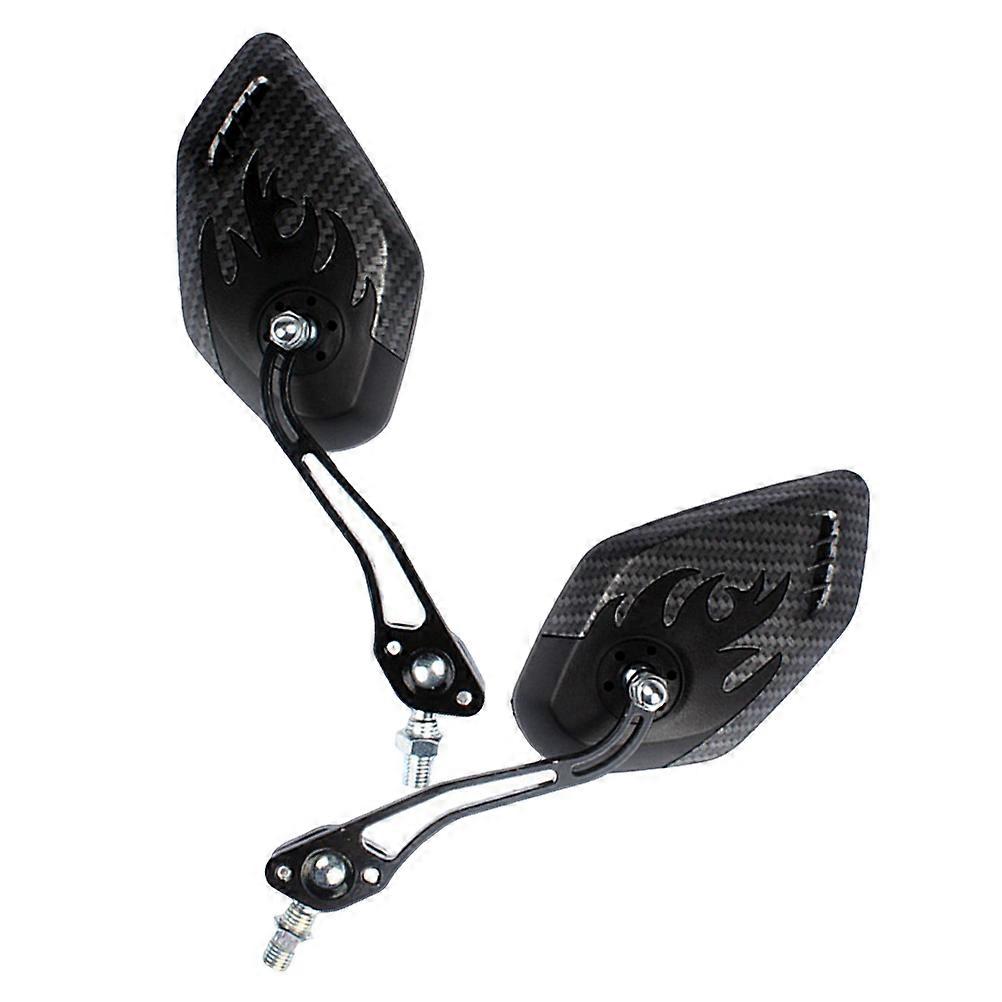 Bike Mirror for Handlebar Rear View Adjustable Wide Angle Lightweight Cycling Safety 4Pcs