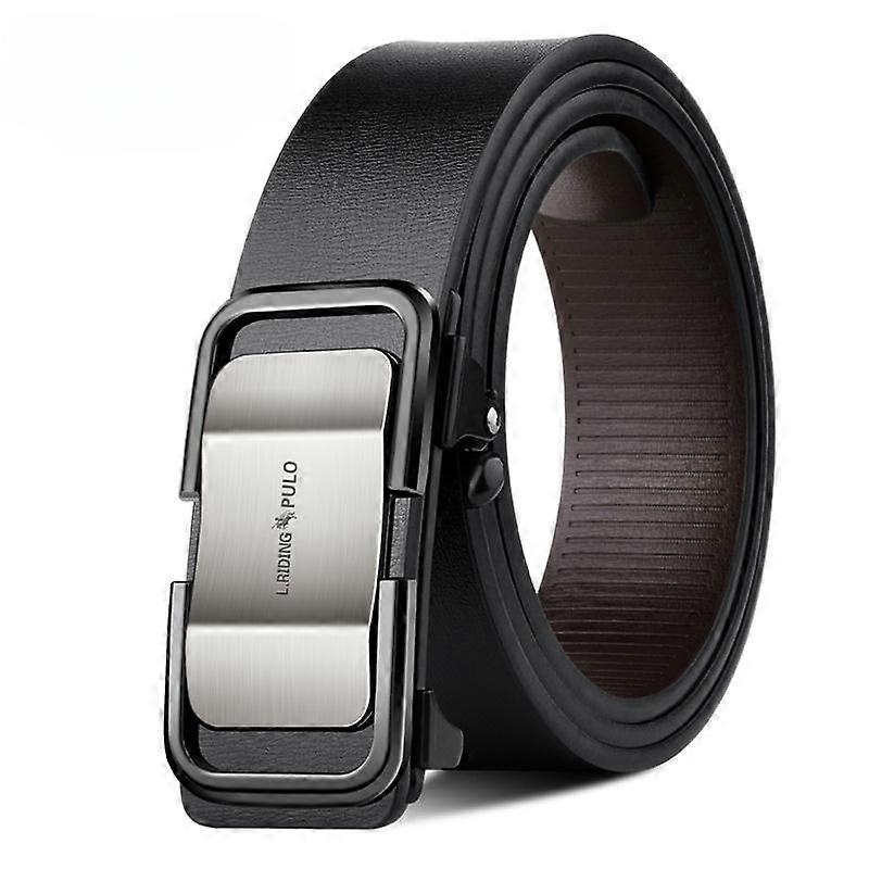PULO Belt High Quality Toothless Inner Wear Automatic Buckle Casual Pants Belt