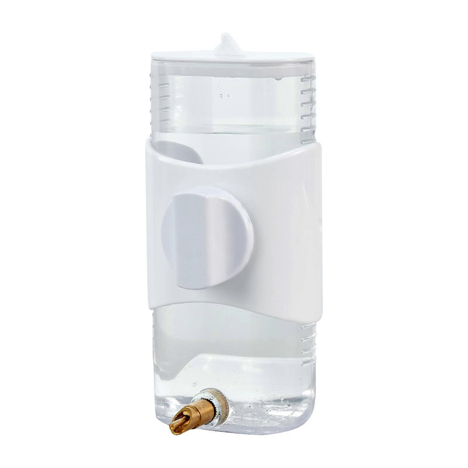 300 ml Hanging Water Dispenser for Birds and Small Pets, White, Drinking Nipple Style, Durable and Easy to Use