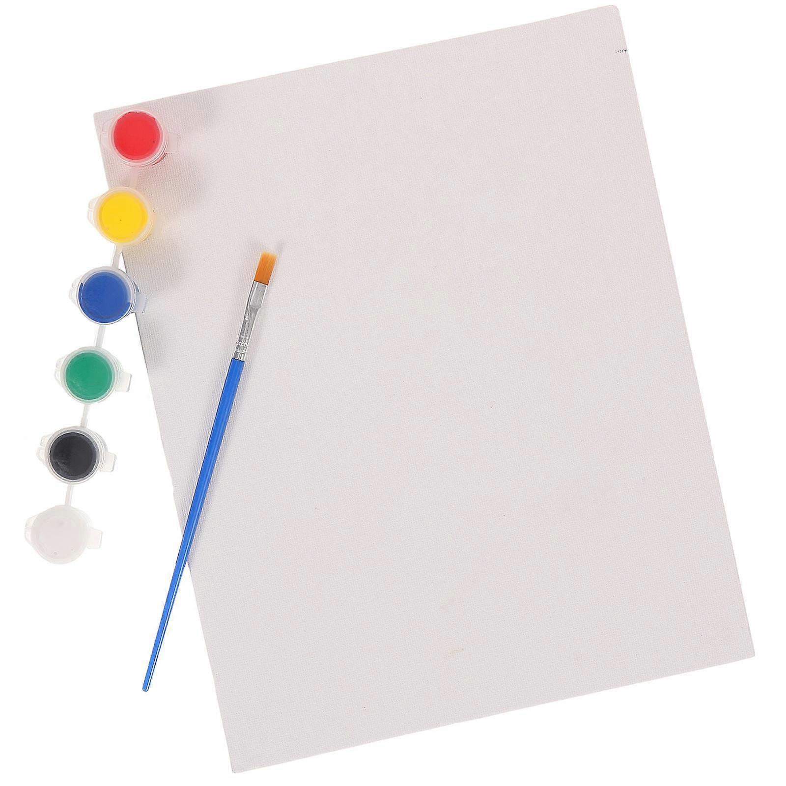Oil Paint Canvas Set Rectangular Blank Design For Home Decoration Artists 1Set