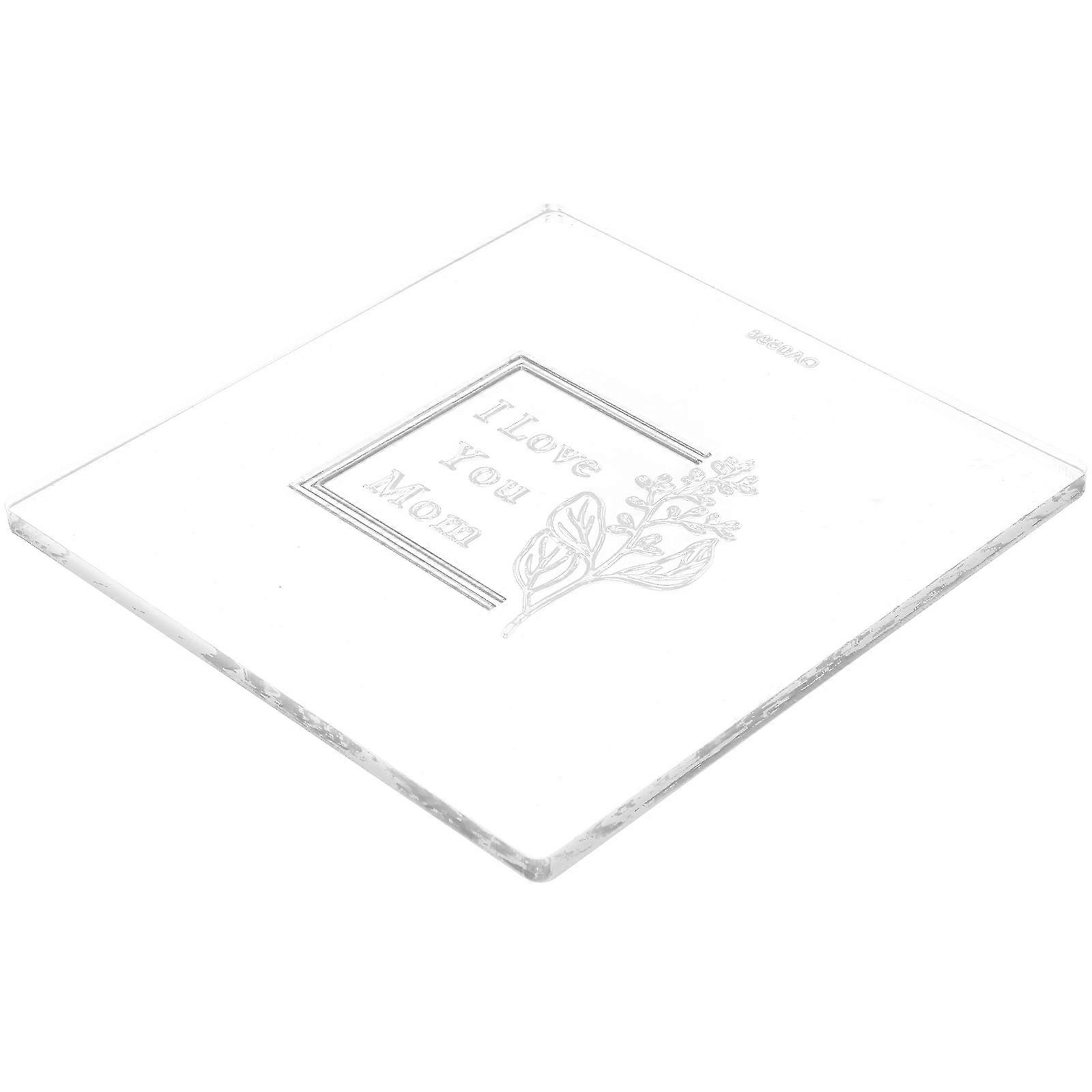 Cookies Stamp Baking Tool For DIY Projects 11.7X11.5Cm Rectangular Shape 1Pack