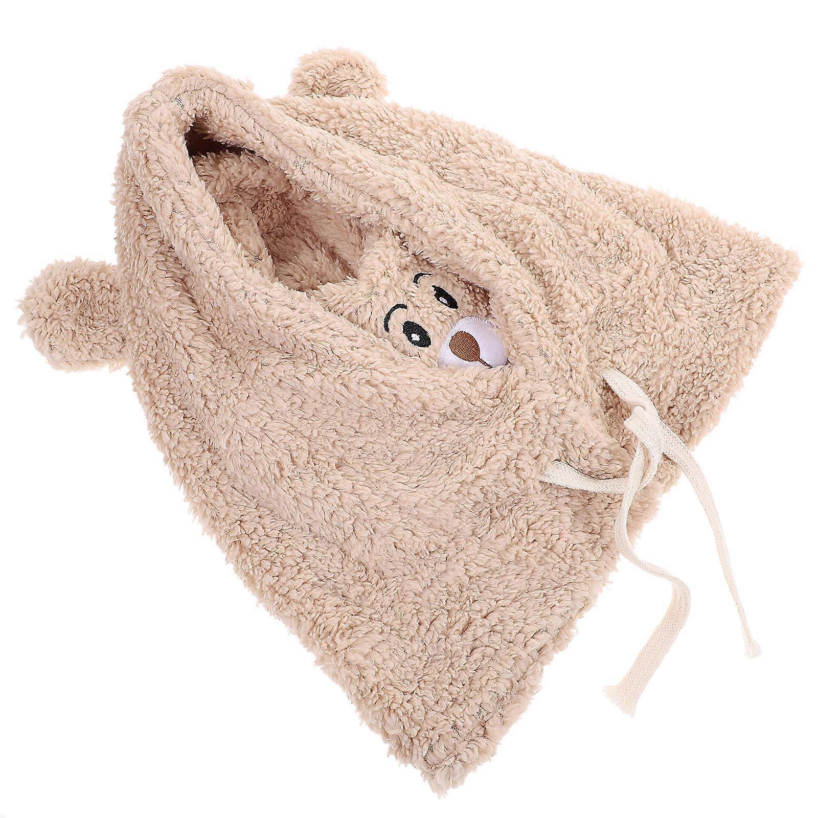 Beanie Hat With Earmuff Plush Hat Head Warmth For Friends 1Pack