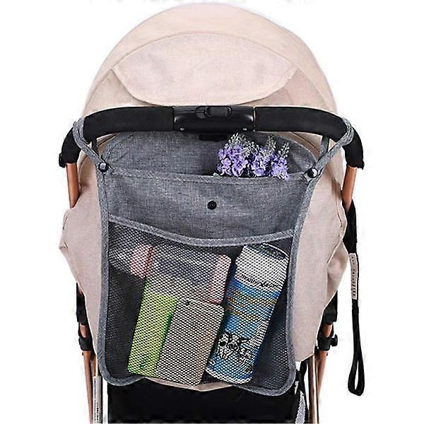 Stroller net bag, 34 x 30cm, universal baby stroller net storage.