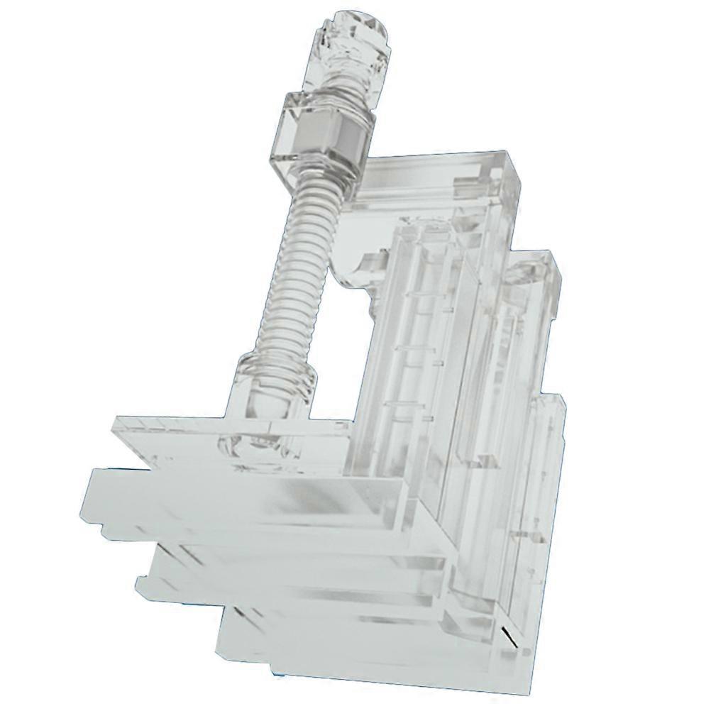 Multifunction Acrylic Filter Inlet Outlet Clamp Aquarium Holder Fish Tank Fixed Clip (Transparent)