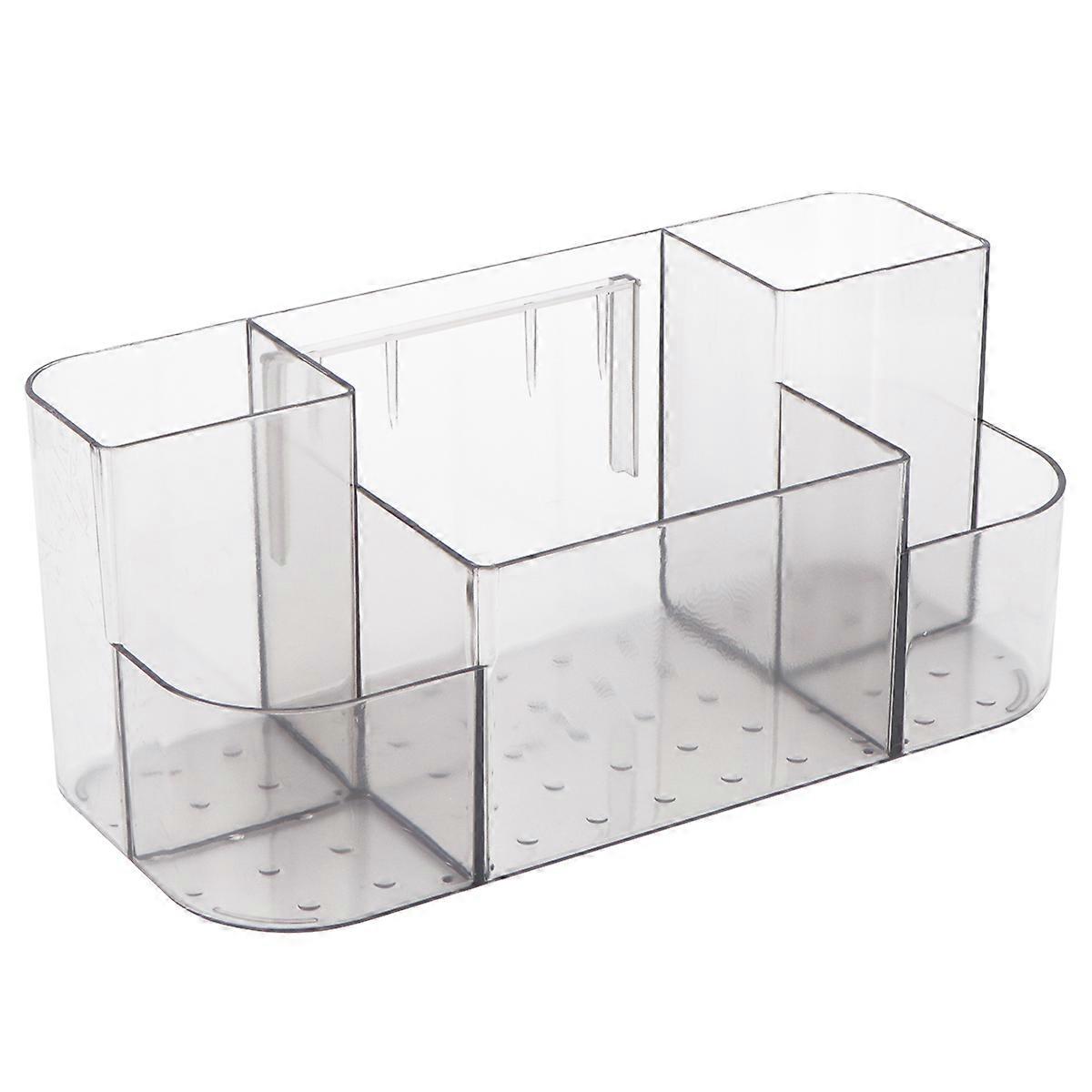 Black Plastic Hanging Box for Bathroom Storage Easy to Install 1 Pc