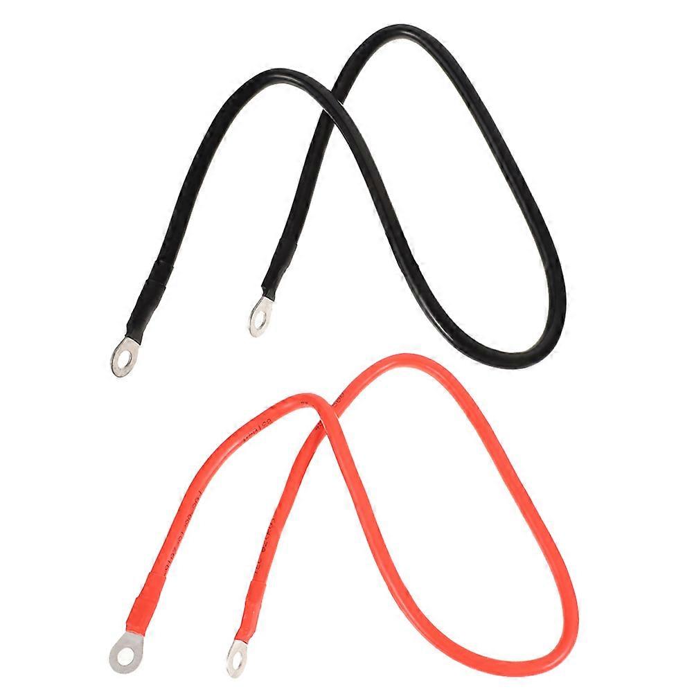 Auto Inverter Cable 1 Pair For Battery Connection Power Transfer 30X0.7cm Assorted Color Flexible Durable