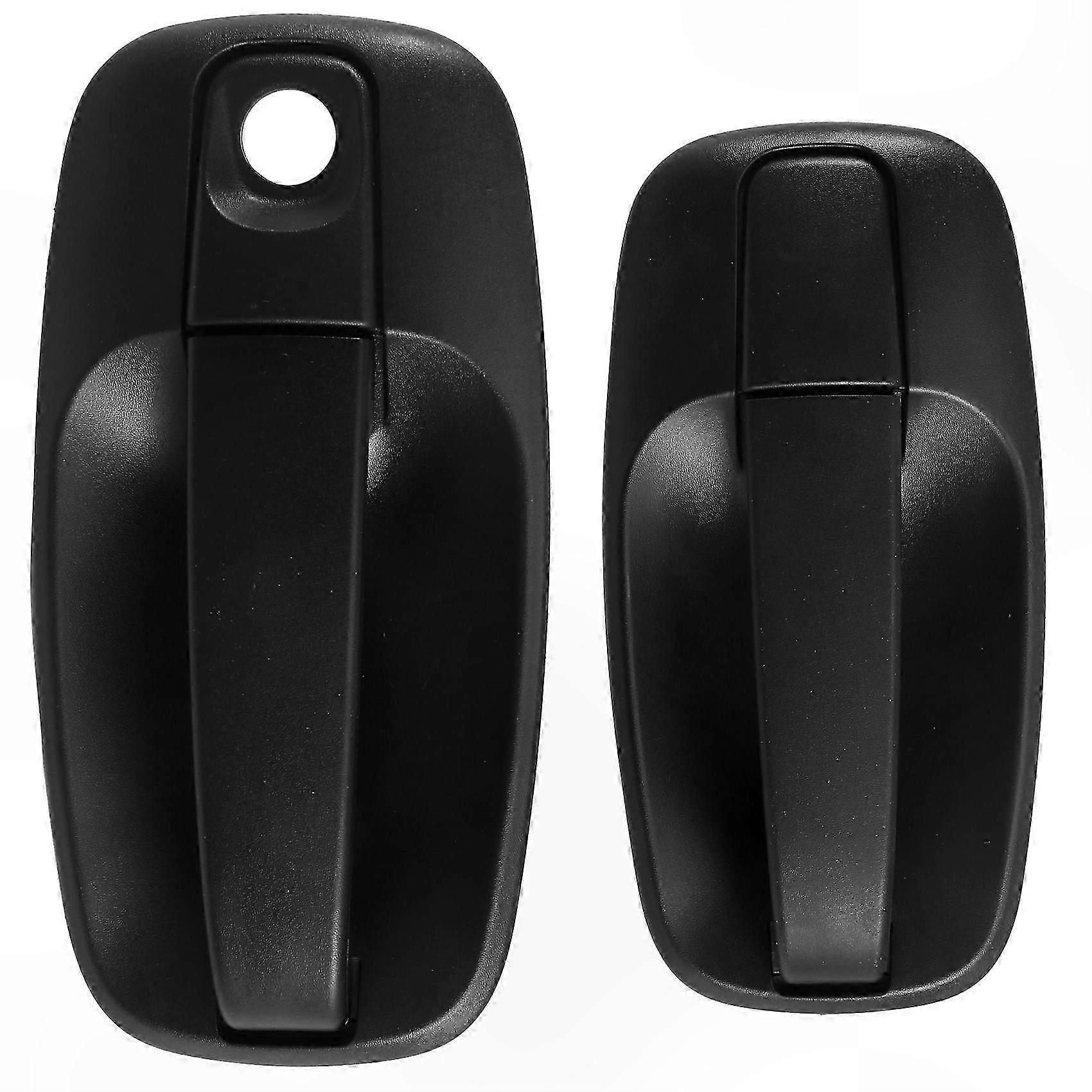 Front Exterior Door Handle Pair for Renault Trafic II and Nissan Primastar X-Compatible Replacement Component
