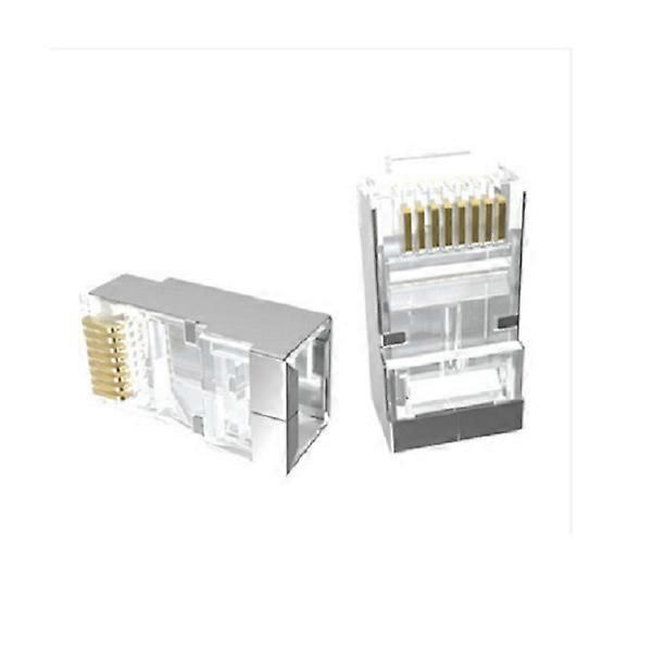 シールド付きスーパー 6 シールド付き 8P8C エンジニア クリスタル ヘッド RJ45 ギガビット カテゴリ 6 CAT6 メタル 100 がテスト済みです