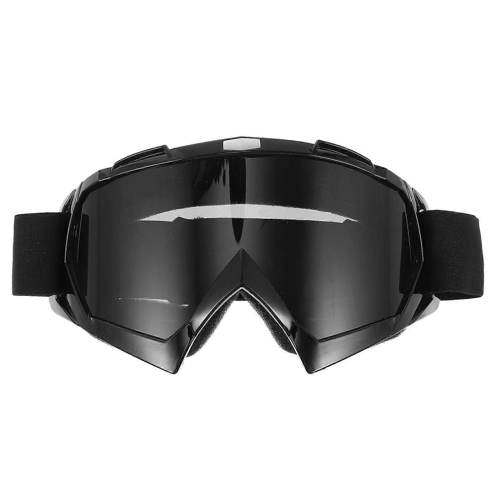 Windproof Cycling Glasses with TPU Material and Elastic Band for Outdoor Use Black Lightweight