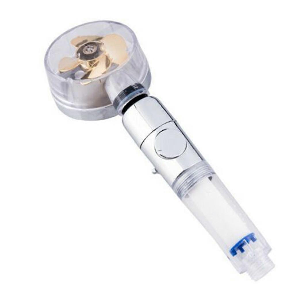 360 Rotated Shower Head Economical Water Consumption & High Pressure Rainfall Spray SPA Bathtub Handheld Pressure Massage Turbo Fan Shower Head