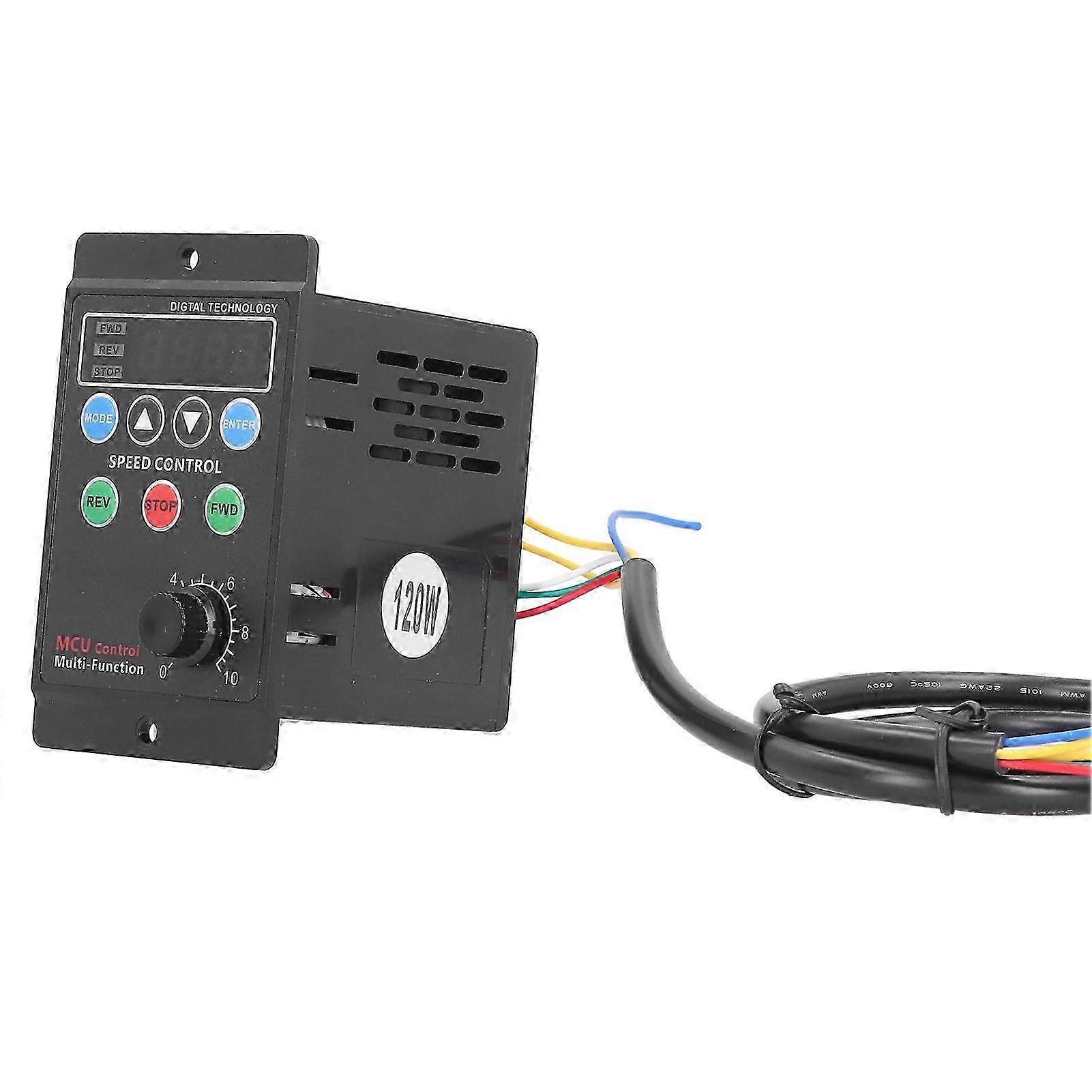 ZENGO Motor Speed Controller Digital Display Electric Rheostat Single Phase AC 220V 120W