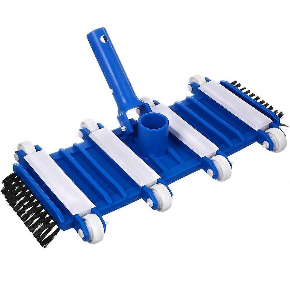Swimming Pool Brush Suction Vacuum Head for Above Ground Pools, Compatible with Standard Vacuum Cleaners, Durable Design
