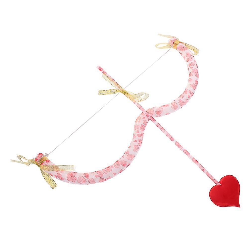 Valentine Cupid Bow Arrow Set for Cosplay Props Party Supplies 1Set