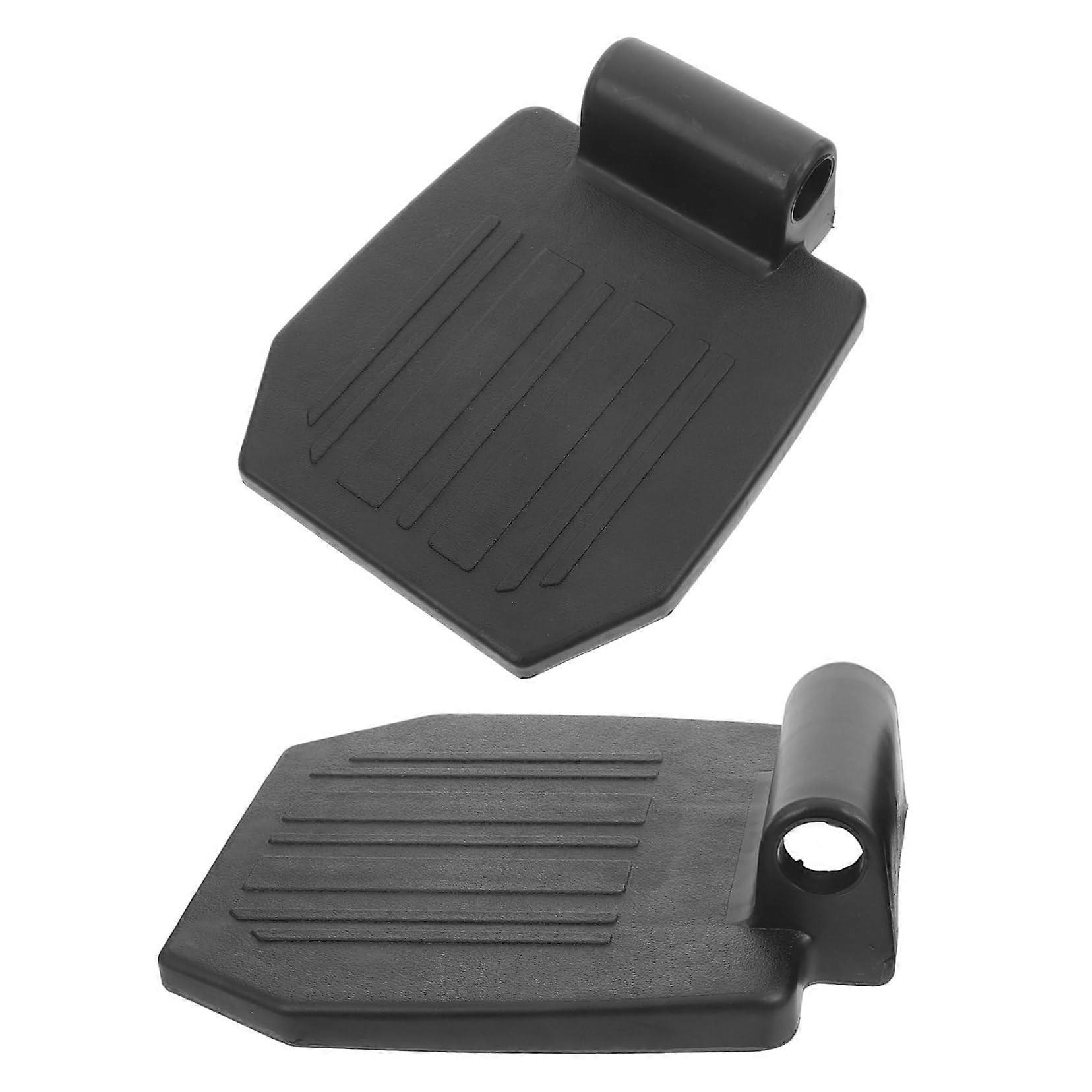2 pieces of footrest replacement parts for pedals, nonslip and stable for seniors and patients, easy to install, sturdy support.