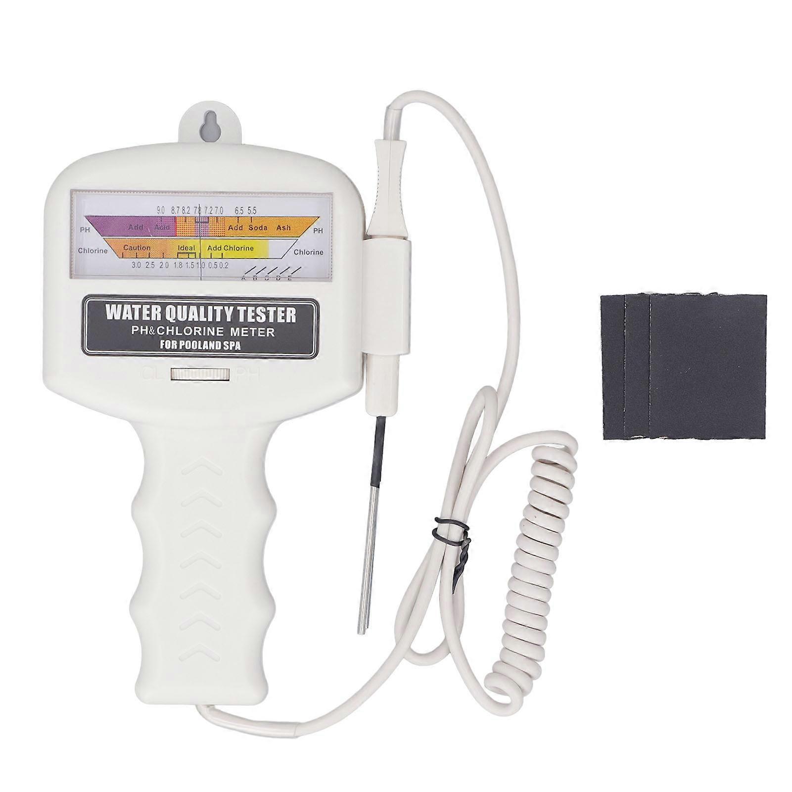 Compact Pool pH and Chlorine Meter with Clear Display for Precise Water Testing