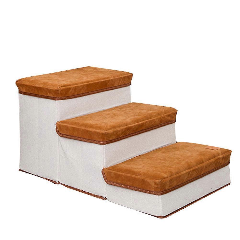 Foldable Dog Climbing Ladder 1Pcs Perfect For Indoor Use Providing Climbing Assistance For Dogs And Cats