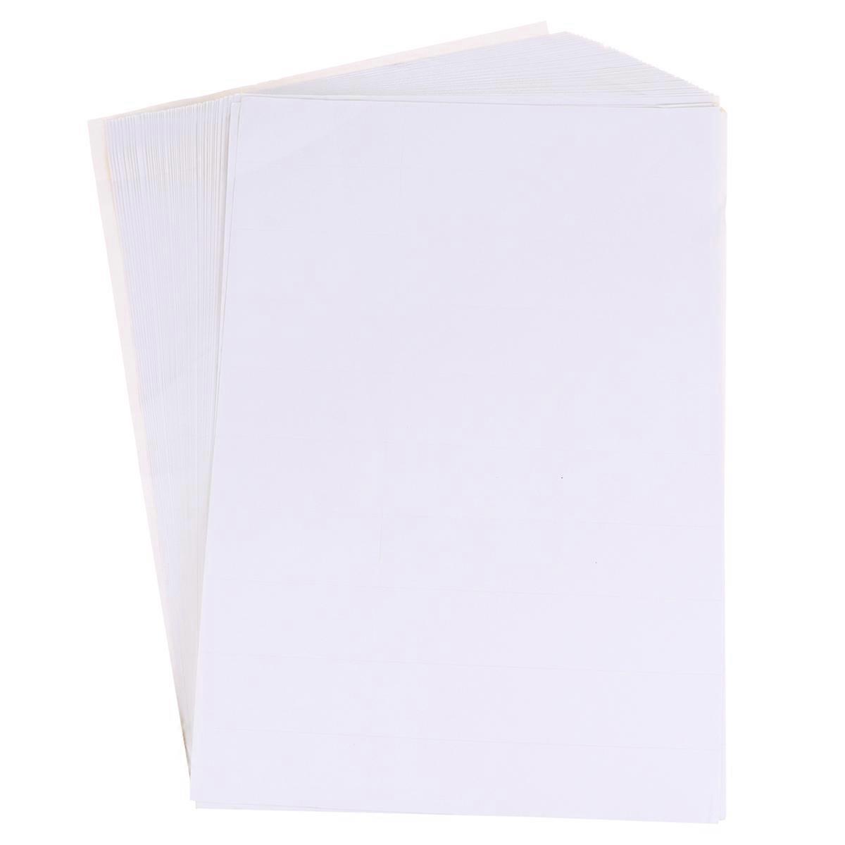 Writable Stickers Labels Name Tag Adhesive Sticker for Classroom Use 50 Sheets Labels Each