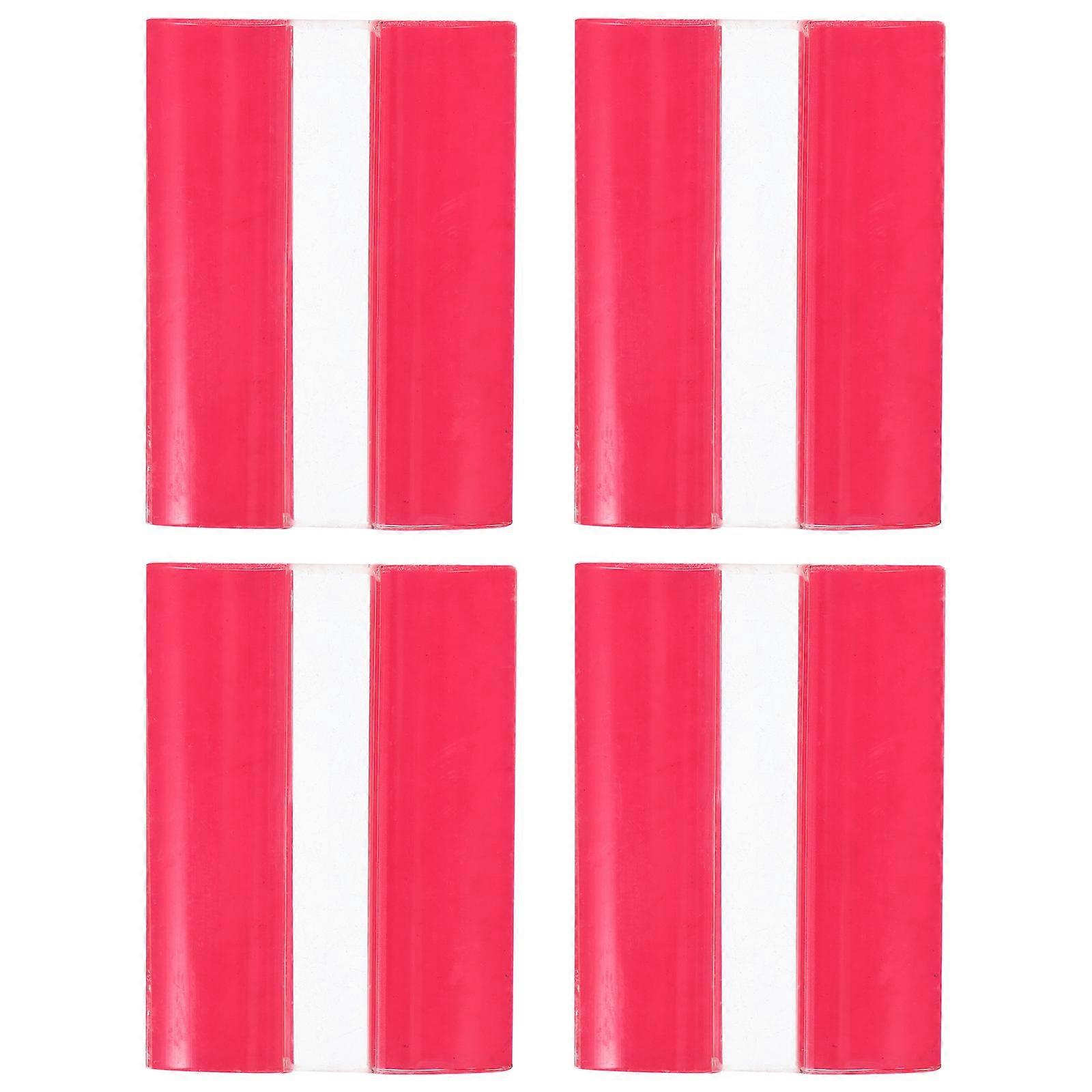 Acrylic Hinge Lock Buckles For Mini Jewelry Boxes Transparent Latch For Home Use 4Pcs