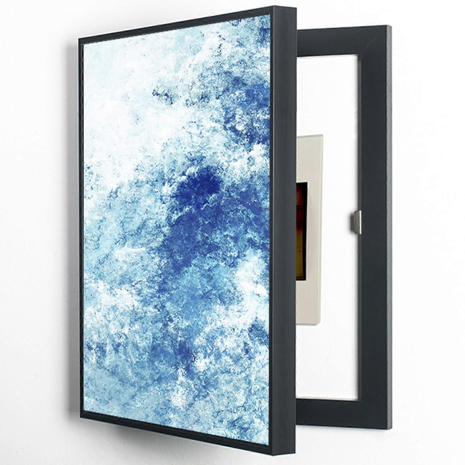 Decorative Painting WallMounted Switch Panel Cover – Conceal Meters with Electric Meter Cover for Home Distribution Box 55X65cm G